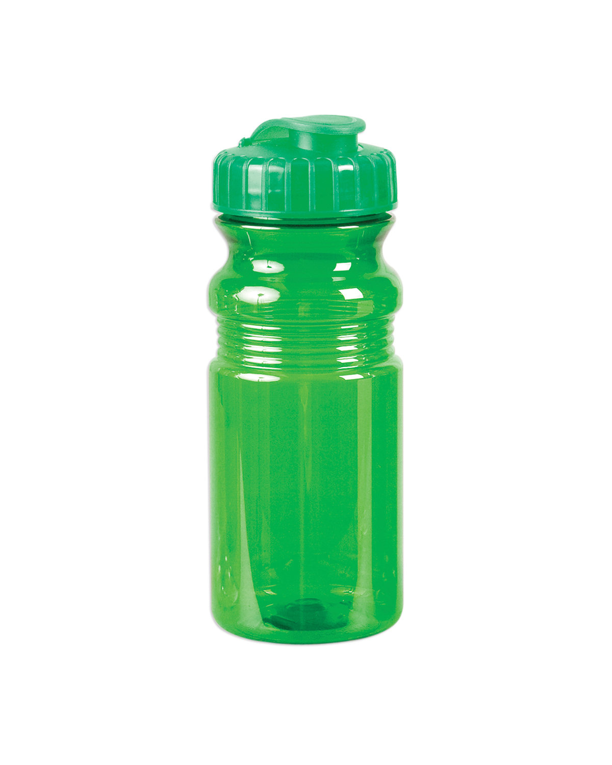 Prime Line 20oz Translucent Sport Bottle With Snap Cap translucnt green 