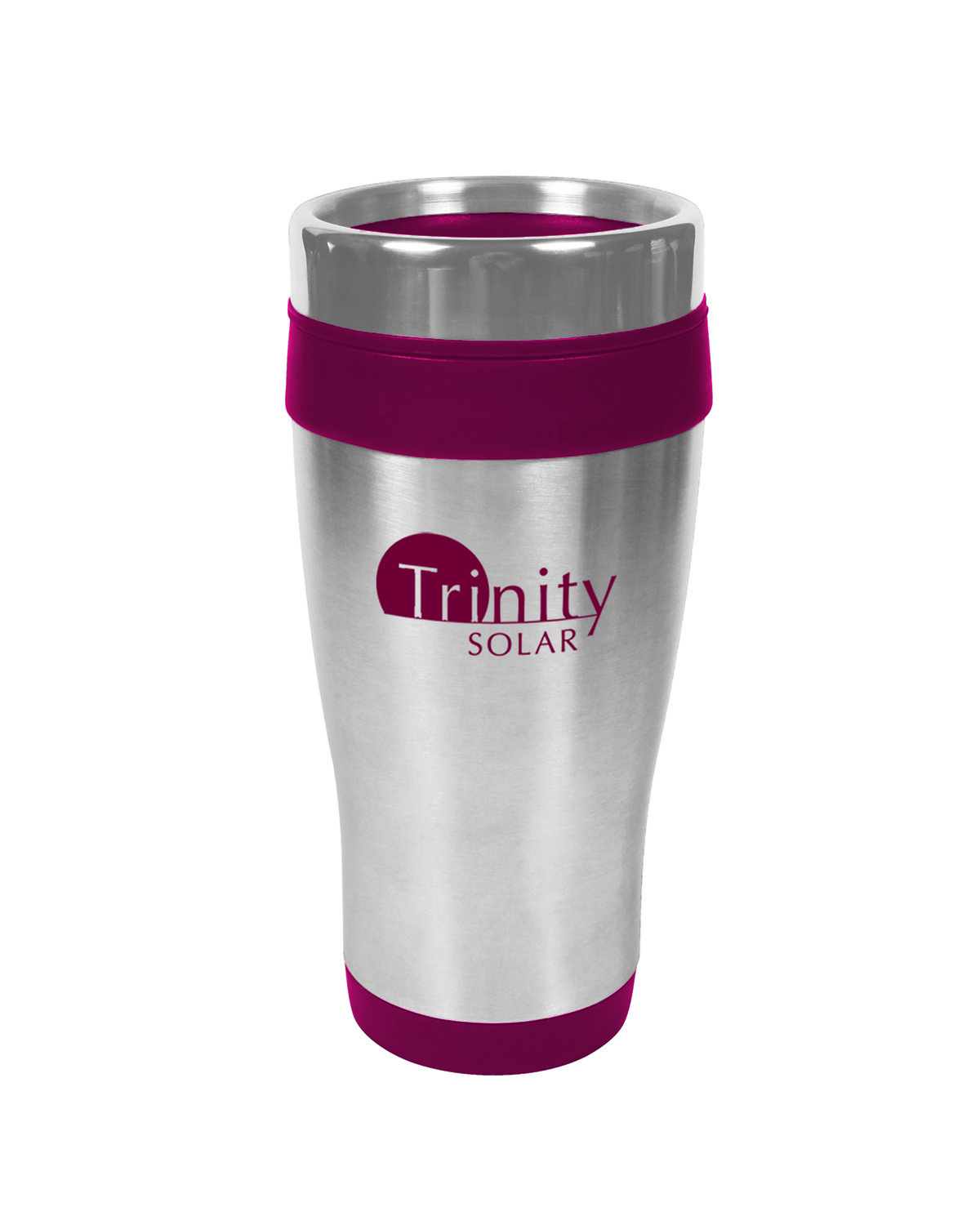 Full Color 16 oz. Stainless Steel Tumbler with Color Accents