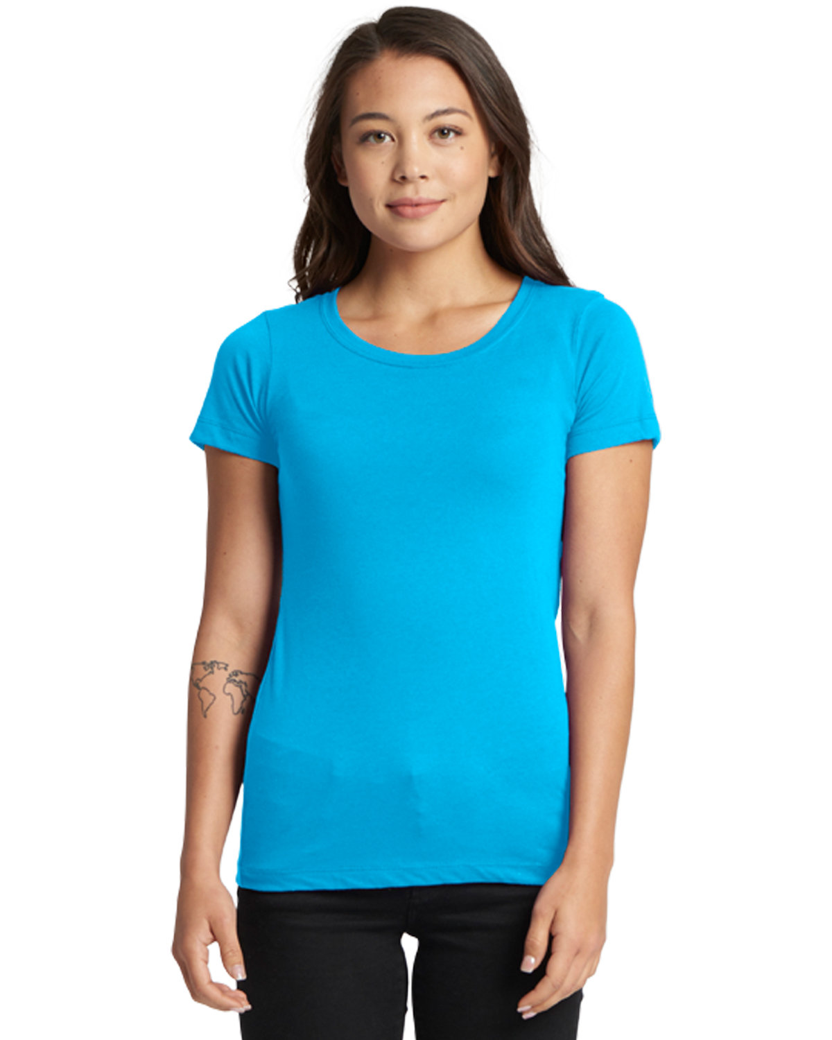 Next Level Apparel Ladies' Ideal T-Shirt TURQUOISE 