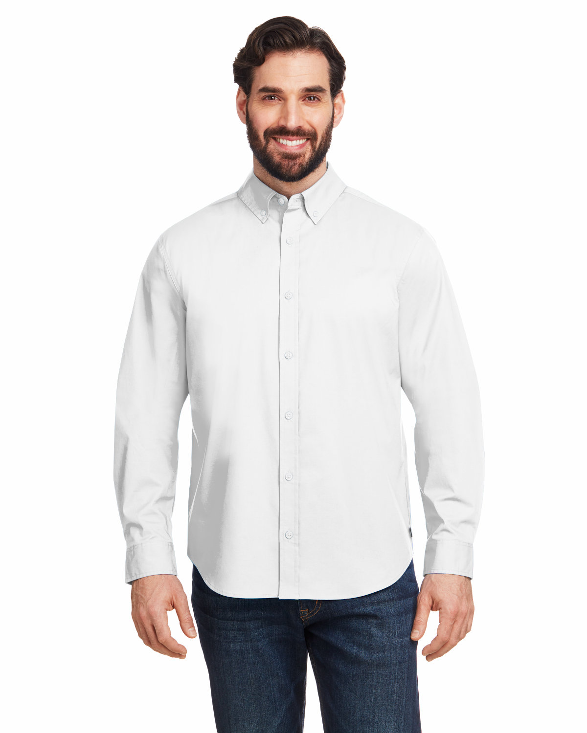 Nautica Men's Staysail Shirt WHITE 