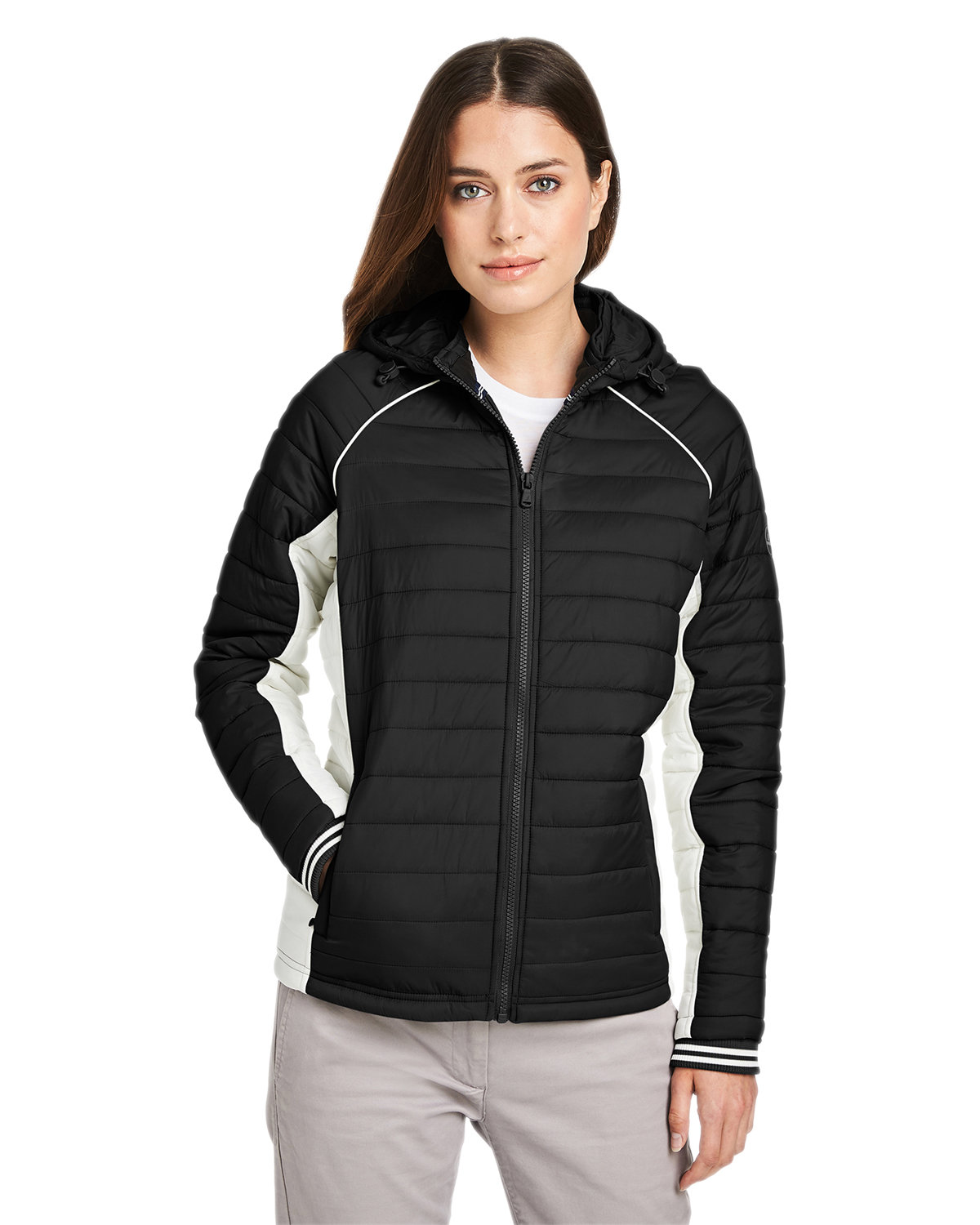 Nautica Ladies' Nautical Mile Puffer Packable Jacket | alphabroder
