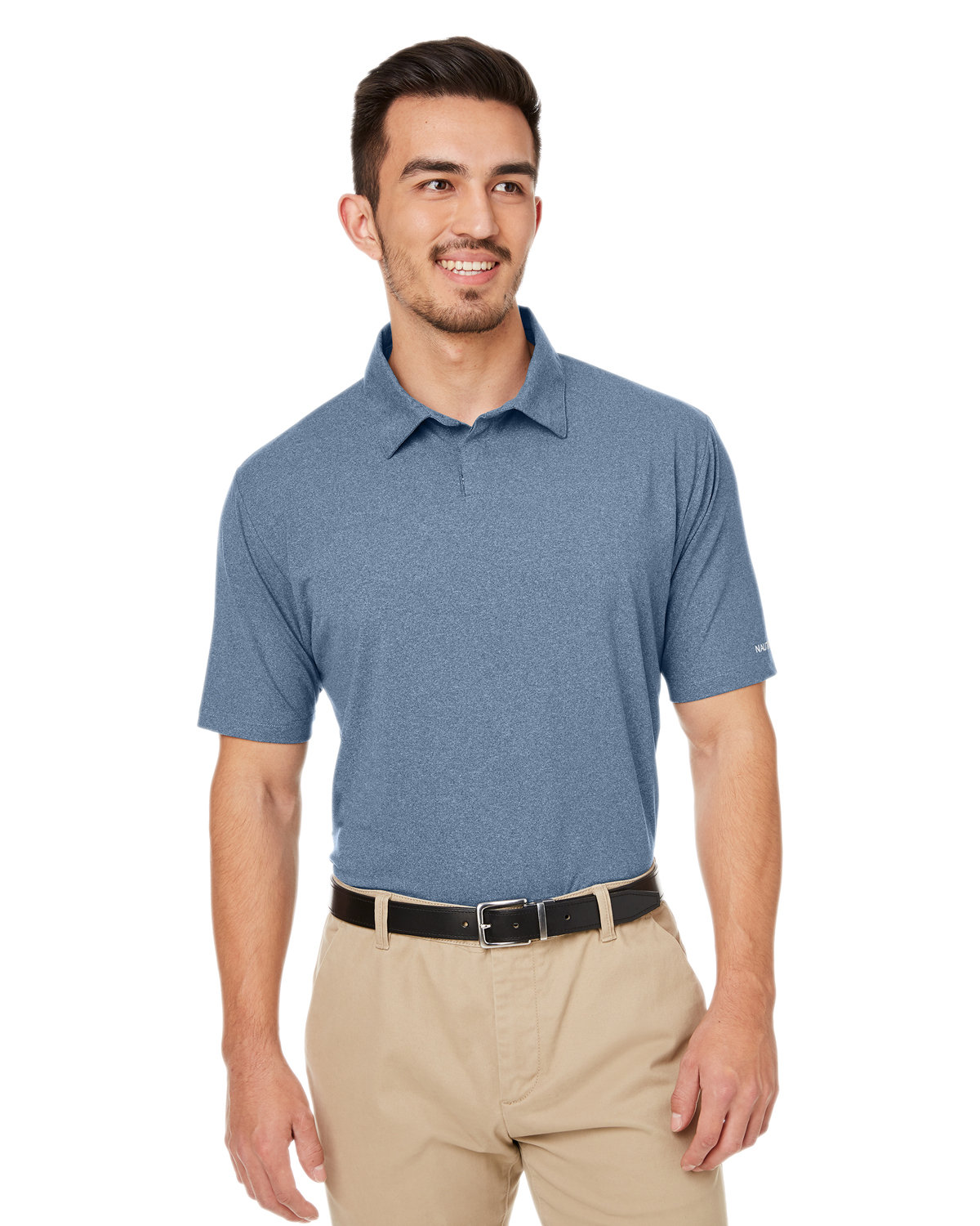 Nautica Men's Saltwater Stretch Polo FADED NAVY 