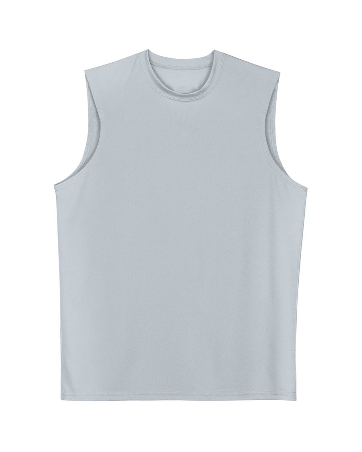 A4 Men's Cooling Performance Muscle T-Shirt SILVER 