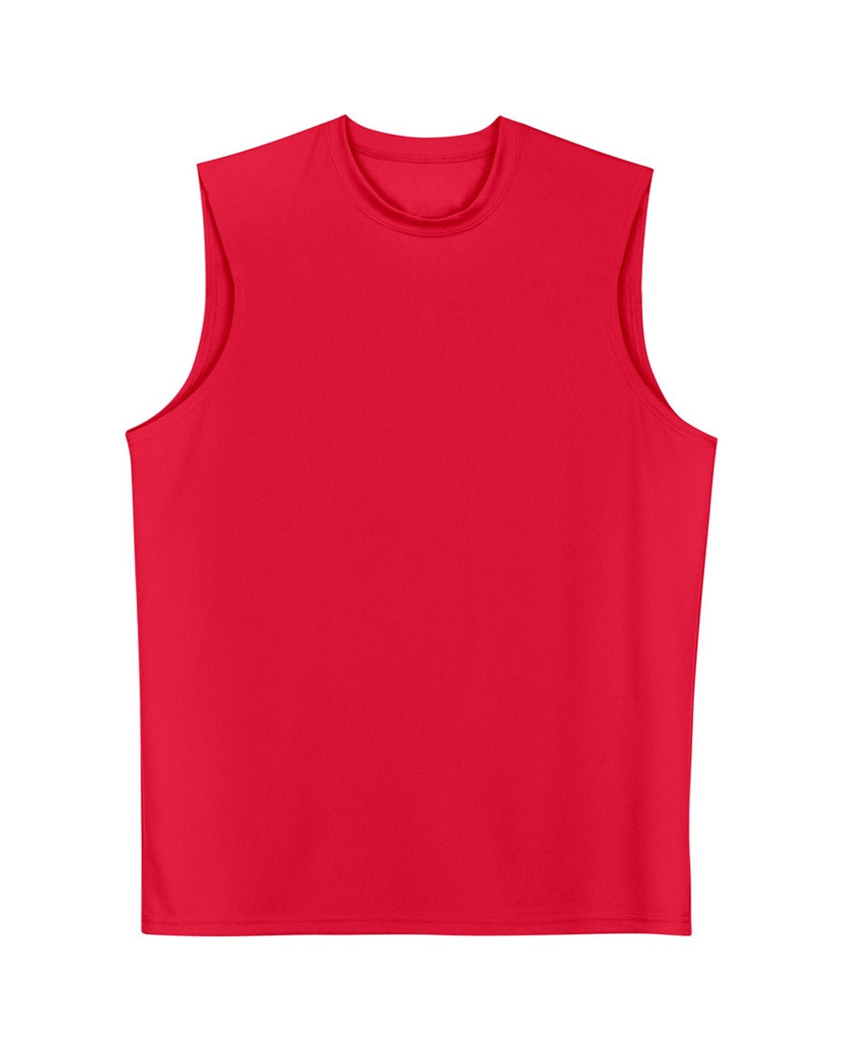 A4 Men's Cooling Performance Muscle T-Shirt SCARLET 