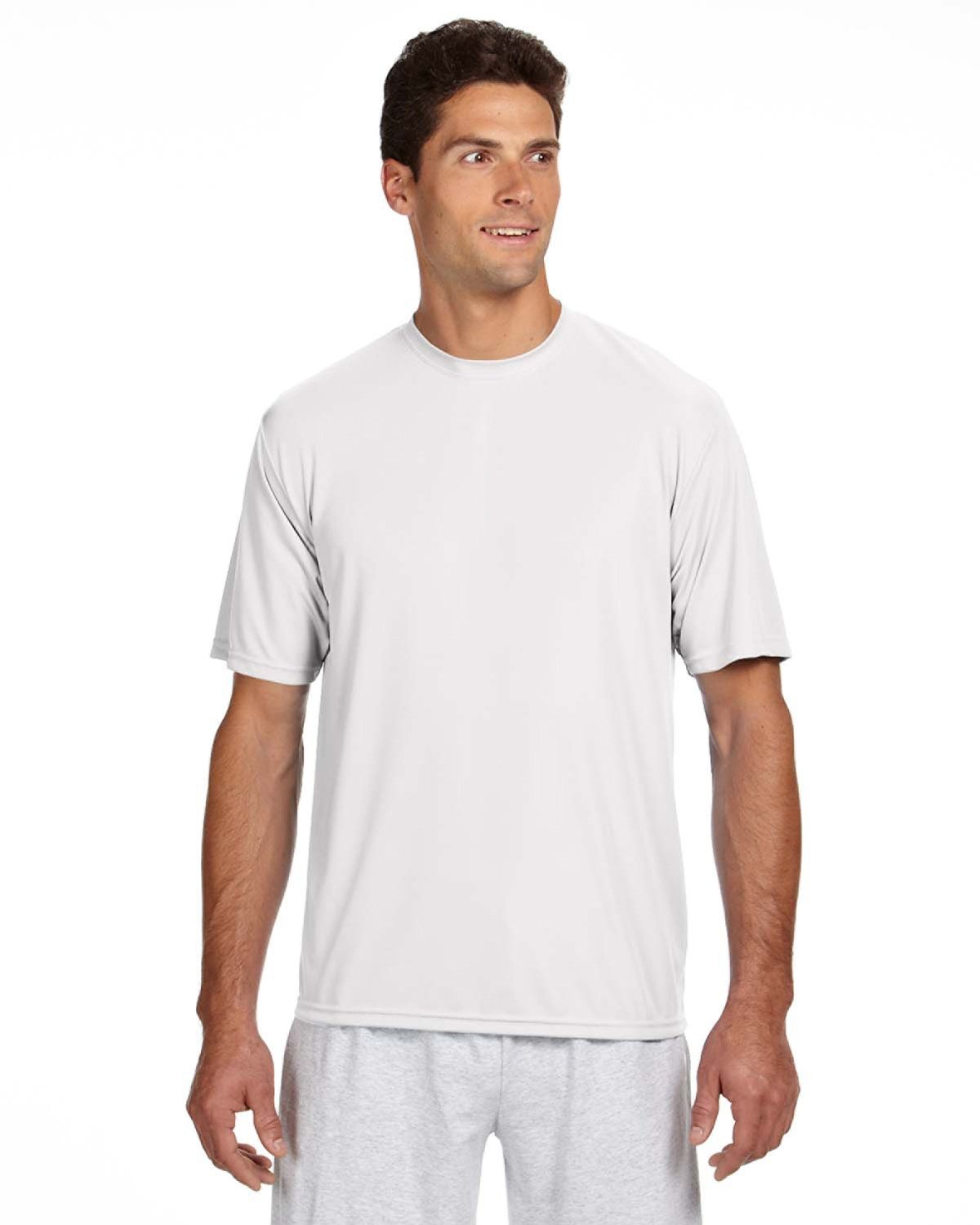 A4 Men's Cooling Performance T-Shirt WHITE 