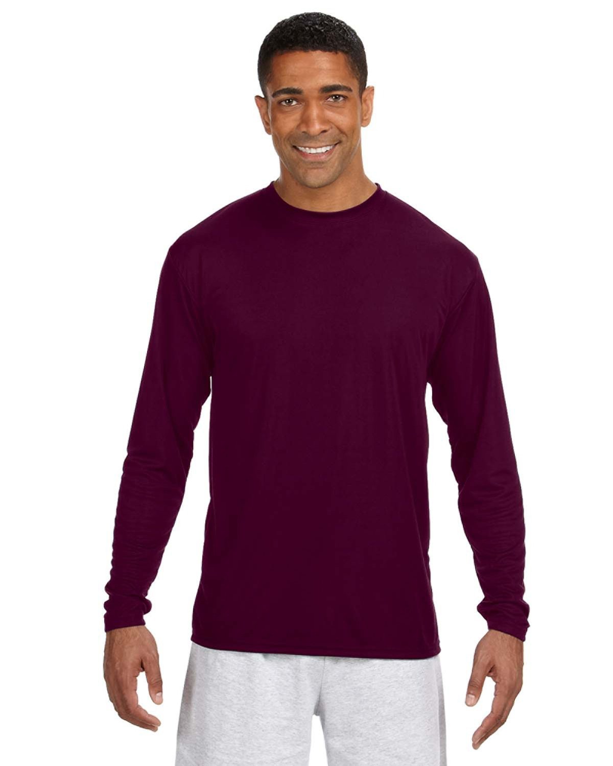 A4 Men's Cooling Performance Long Sleeve T-Shirt