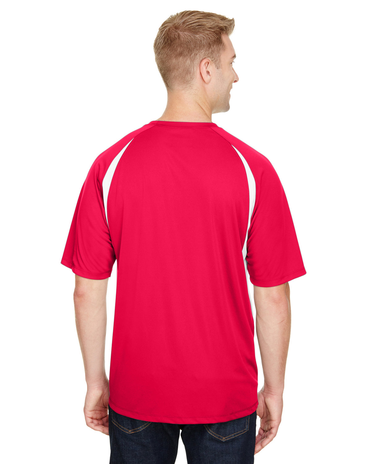 A4 Men's Cooling Performance Color Blocked T-Shirt | alphabroder