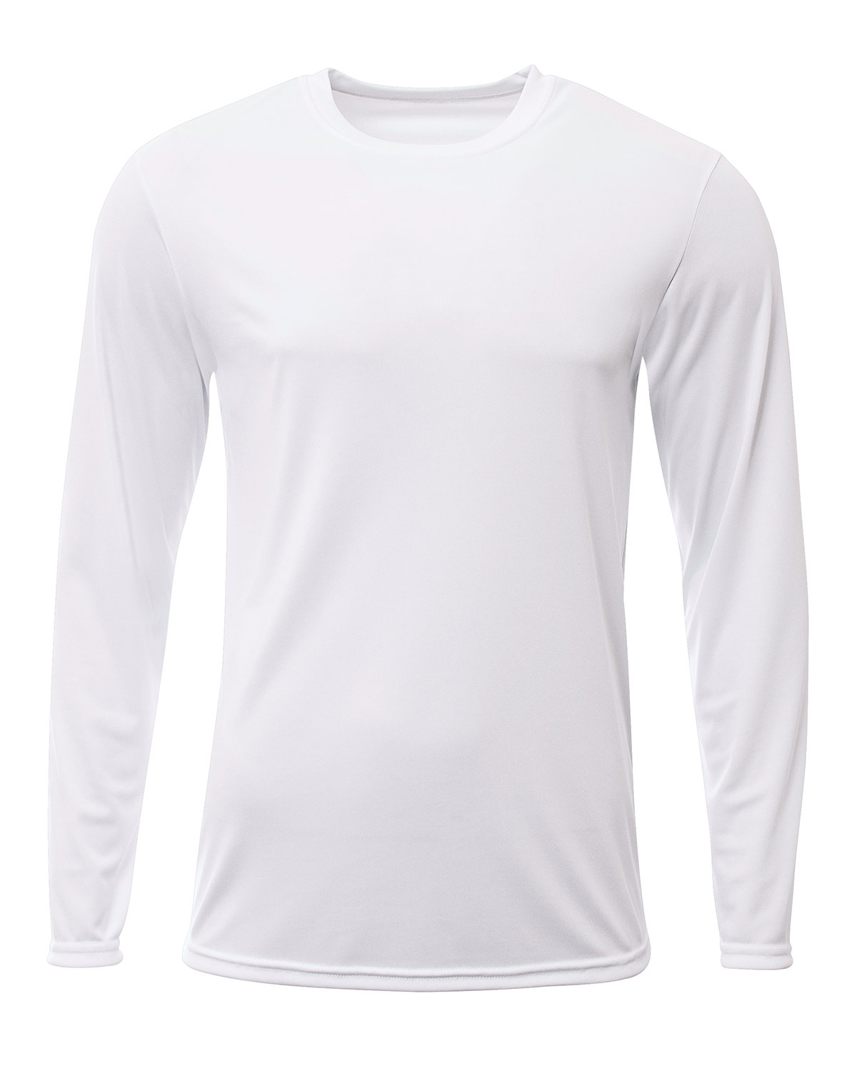 A4 Men's Sprint Long Sleeve T-Shirt WHITE 