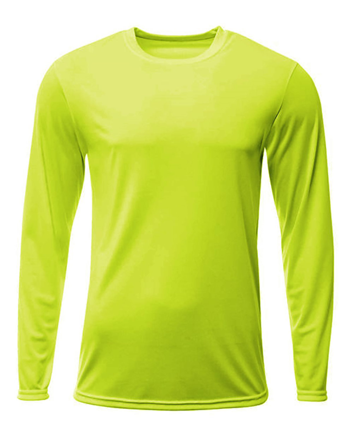 A4 Men's Sprint Long Sleeve T-Shirt LIME 