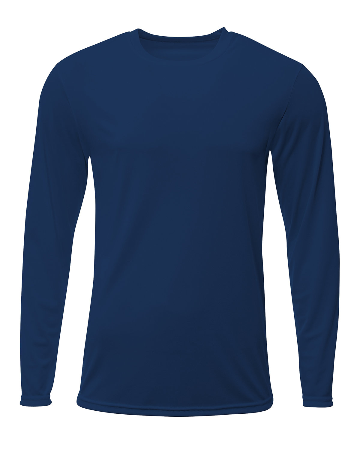 A4 Men's Sprint Long Sleeve T-Shirt NAVY 