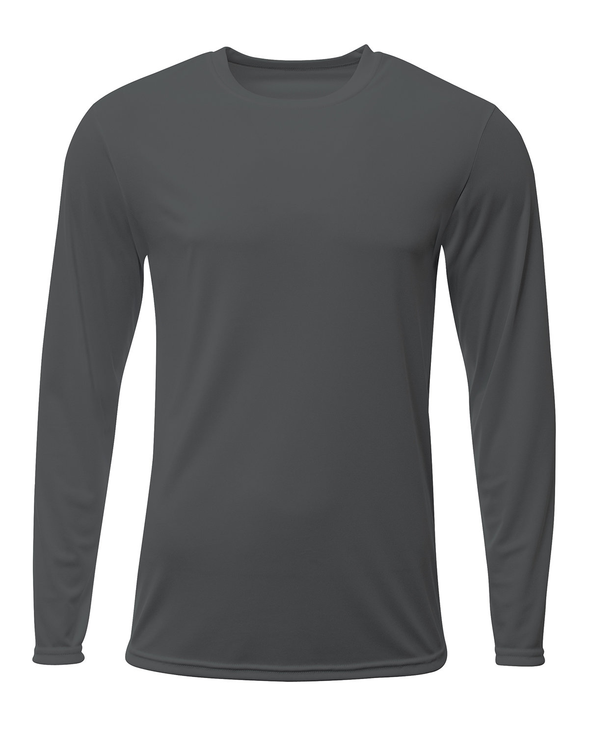 A4 Men's Sprint Long Sleeve T-Shirt GRAPHITE 