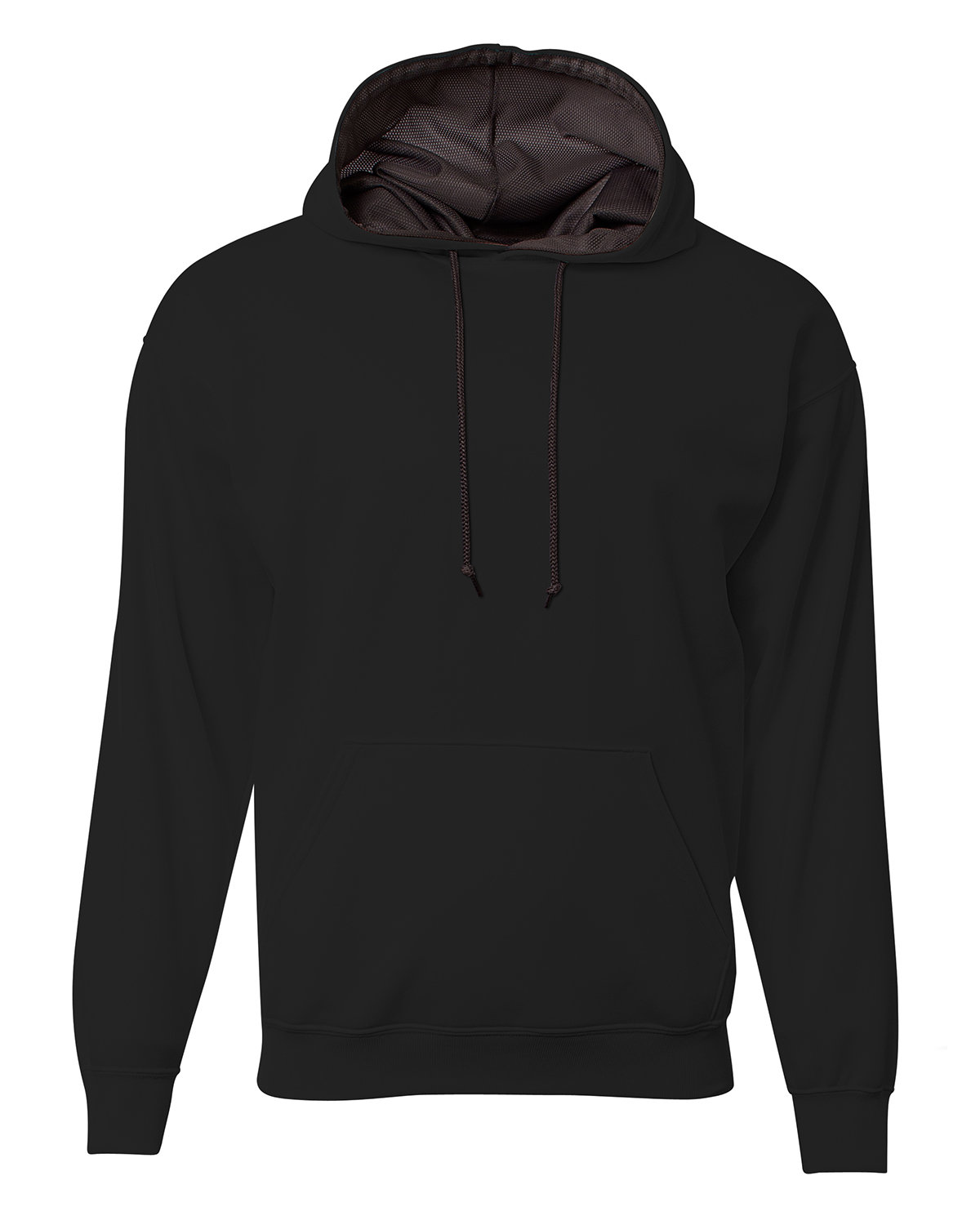 A4 Men's Sprint Tech Fleece Hooded Sweatshirt BLACK 