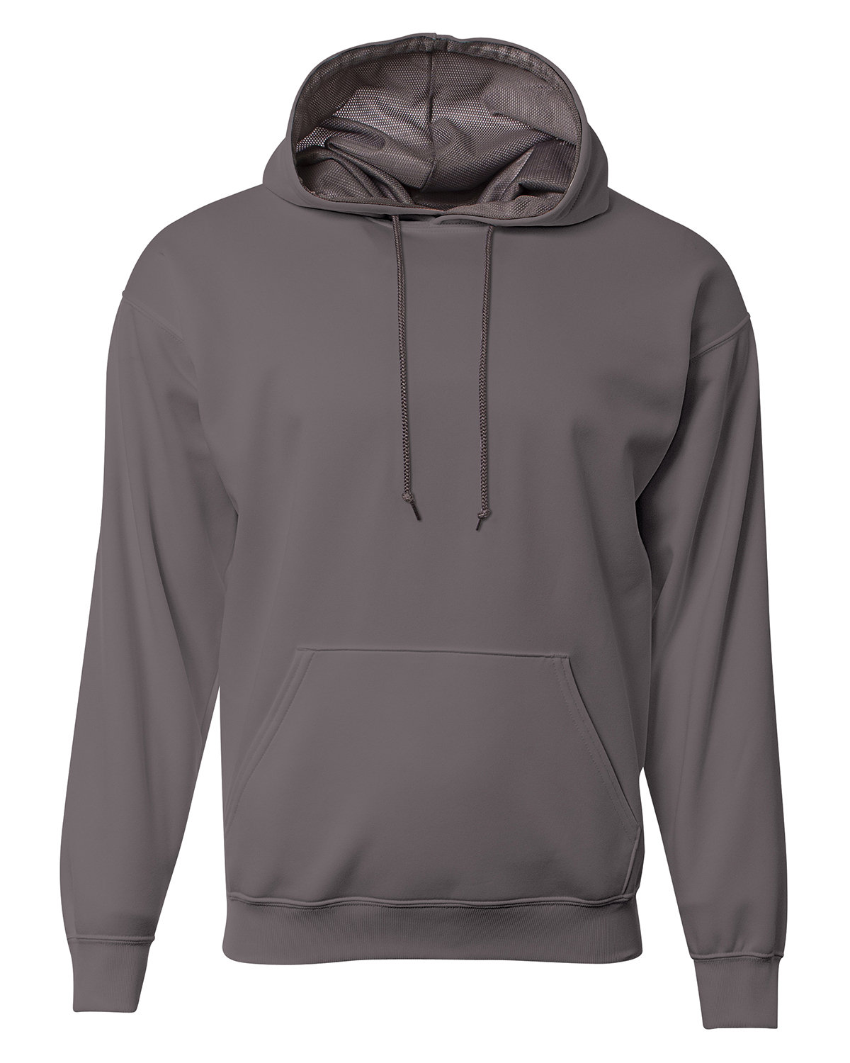 A4 Men's Sprint Tech Fleece Hooded Sweatshirt GRAPHITE 
