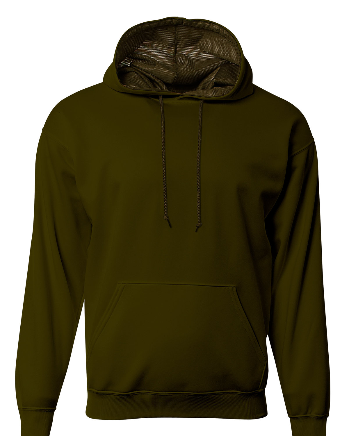 A4 Men's Sprint Tech Fleece Hooded Sweatshirt MILITARY GREEN 