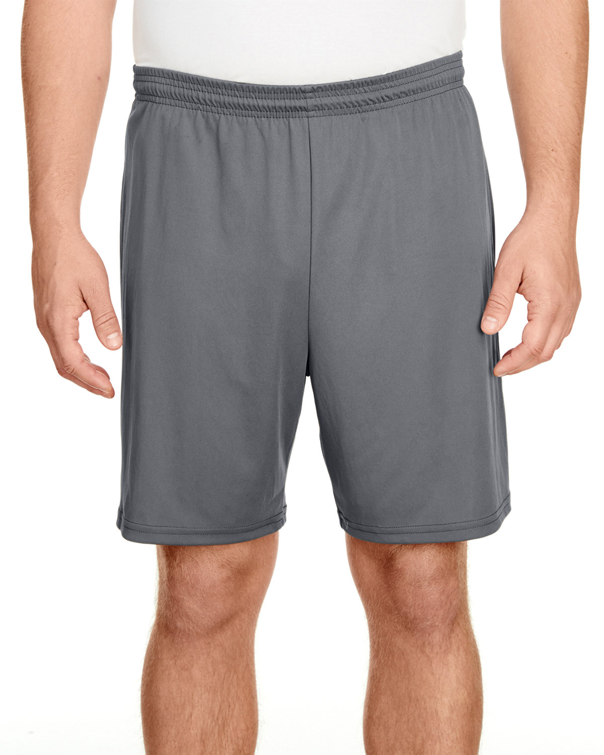 A4 Adult 7" Inseam Cooling Performance Shorts GRAPHITE 