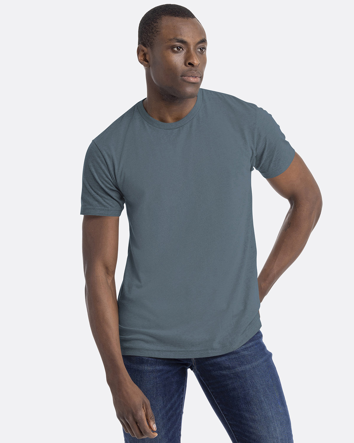 Next Crewneck CVC T-Shirt Apparel | alphabroder Level Unisex