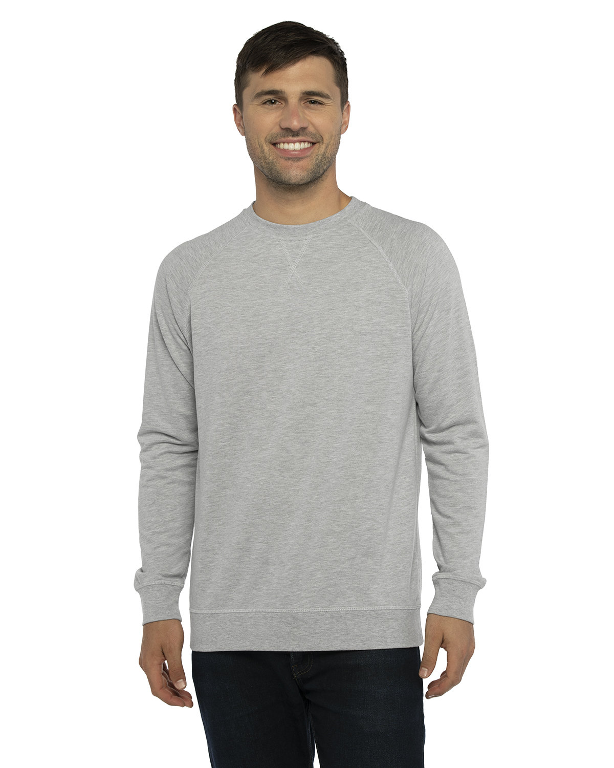 Next Level Apparel Unisex Laguna French Terry Raglan Sweatshirt |  alphabroder