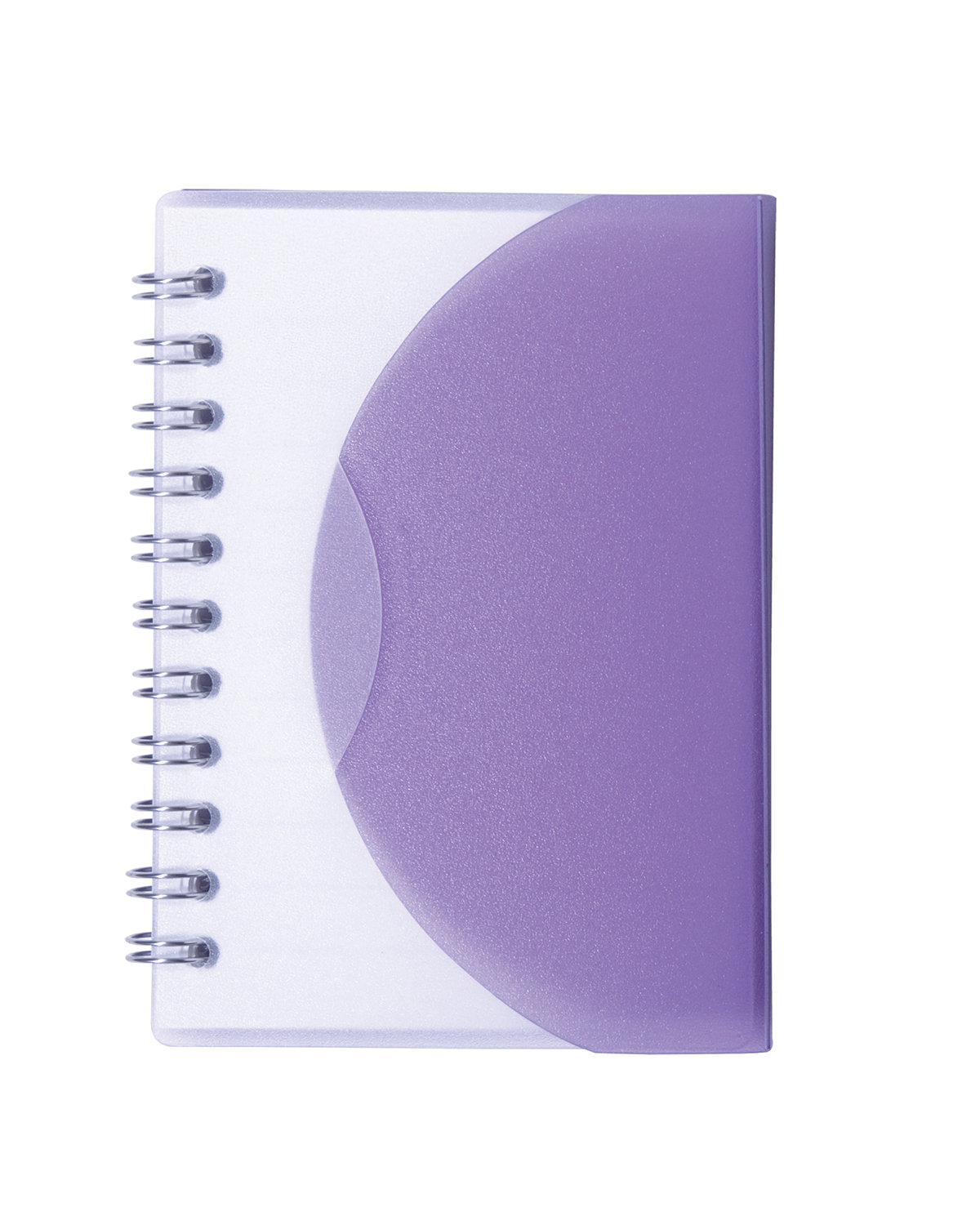 Prime Line Spiral Curve Notebook translucnt purpl 