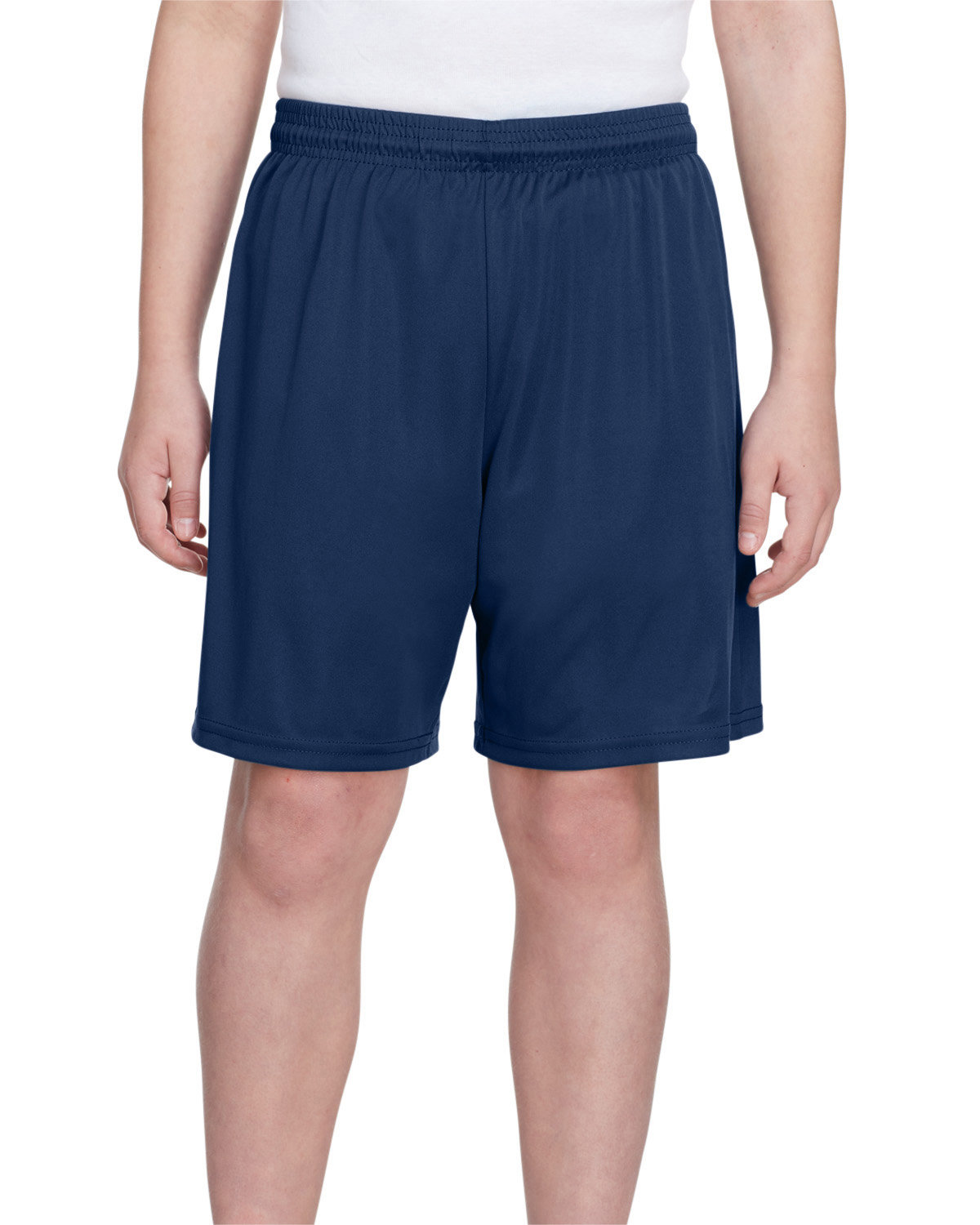 A4 Youth Cooling Performance Polyester Short NAVY 