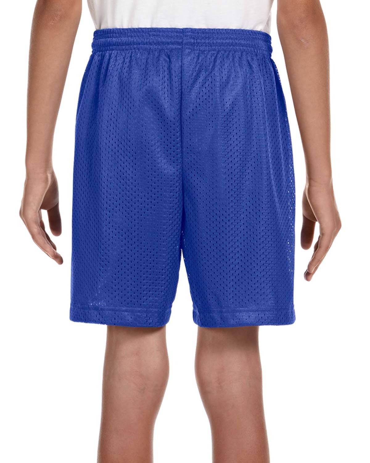 A4 Youth Six Inch Inseam Mesh Short | alphabroder
