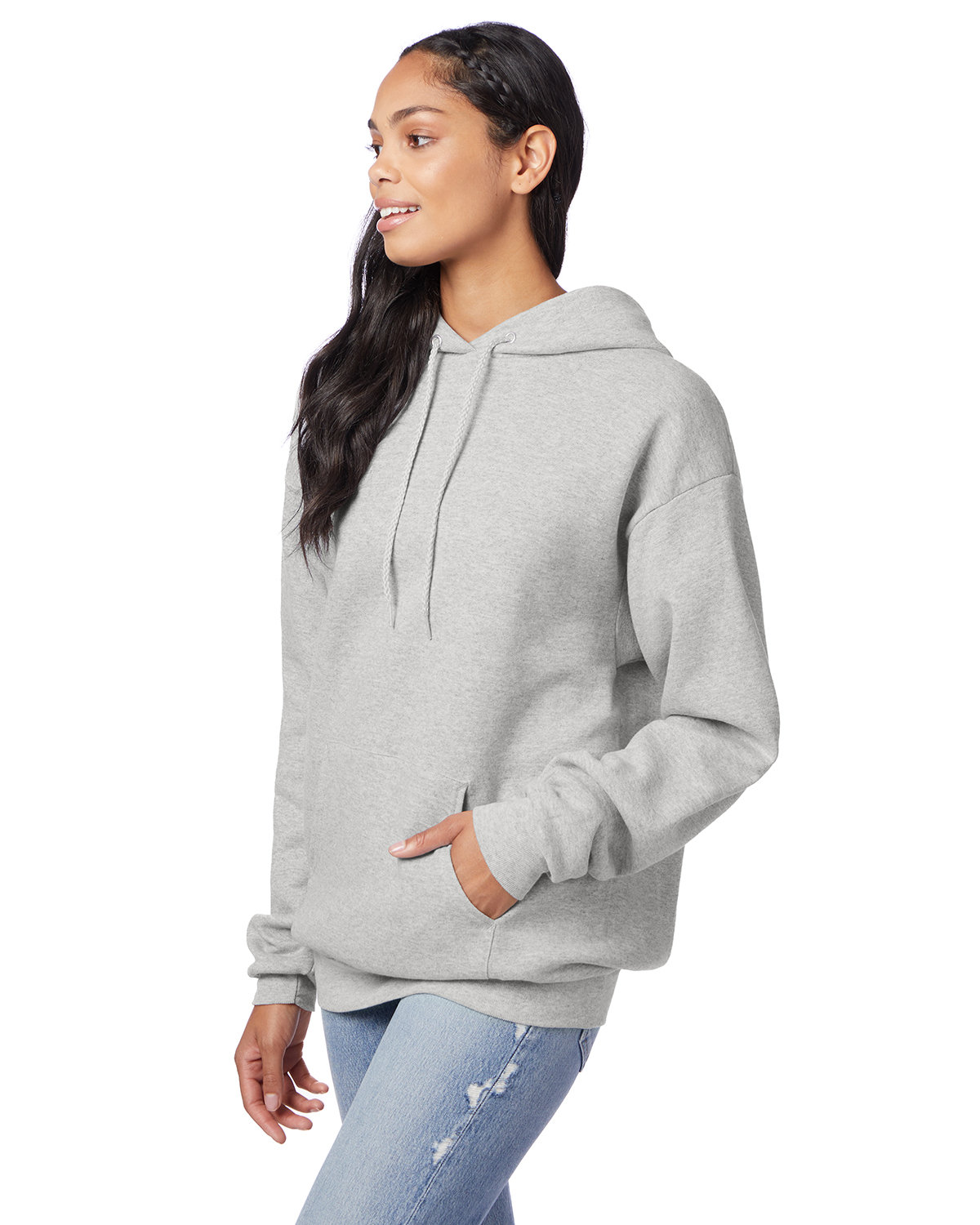Hanes Unisex Ecosmart® 50/50 Pullover Hooded Sweatshirt | US Generic ...