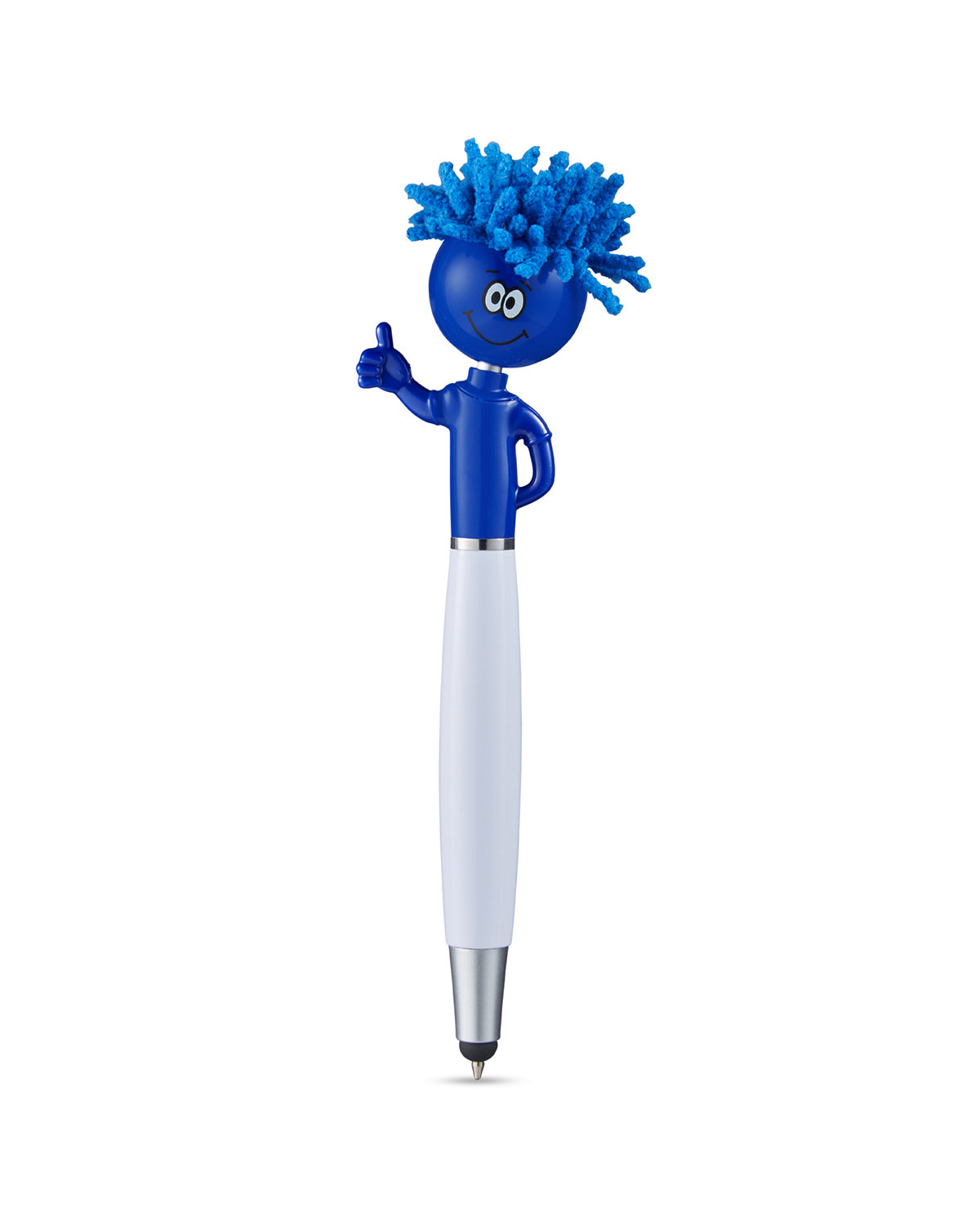 MopToppers Thumbs Up Screen Cleaner With Stylus Pen blue 