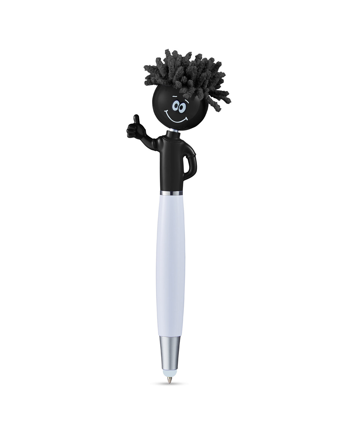 MopToppers Thumbs Up Screen Cleaner With Stylus Pen black 