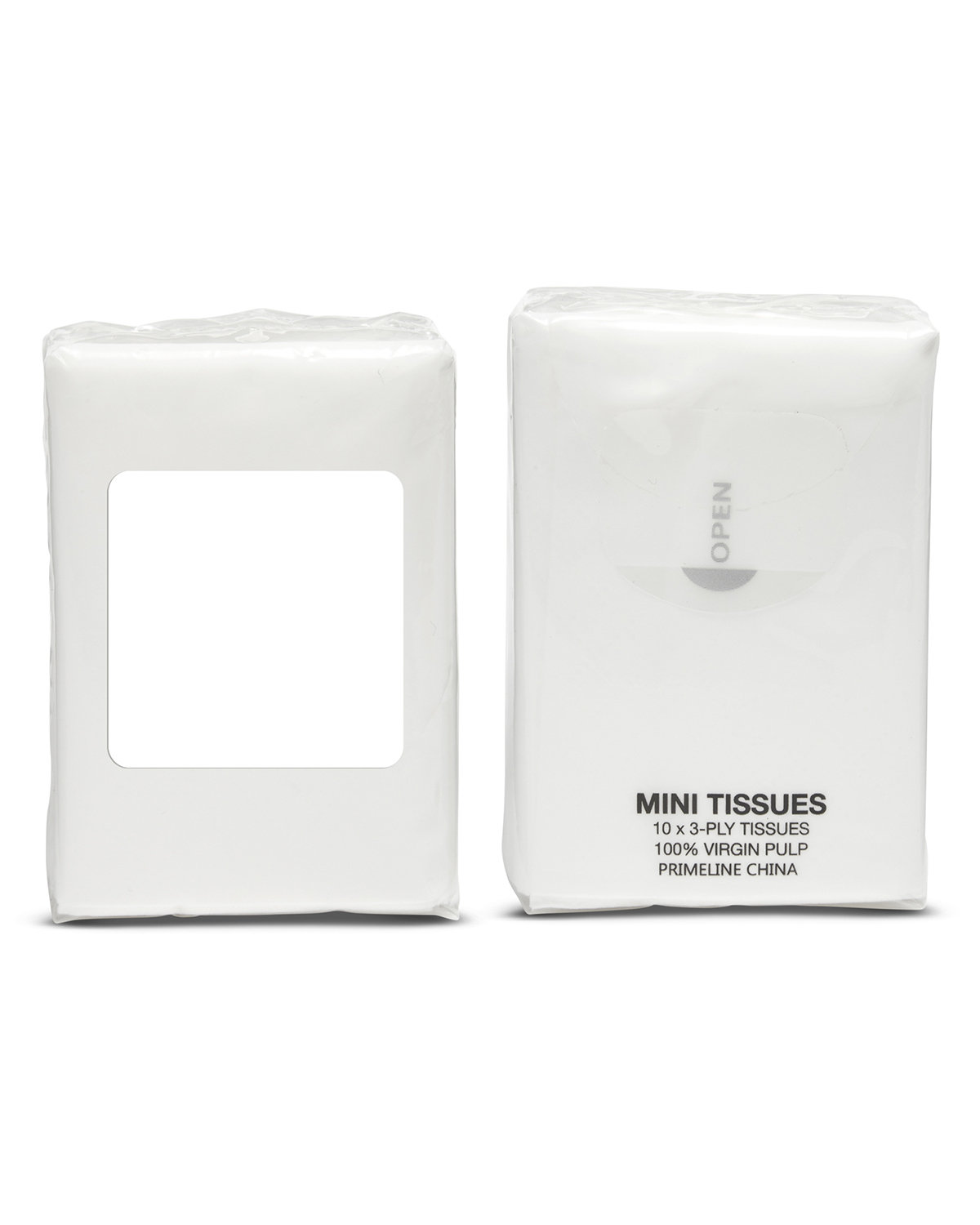 Prime Line Mini Tissue Packet white 