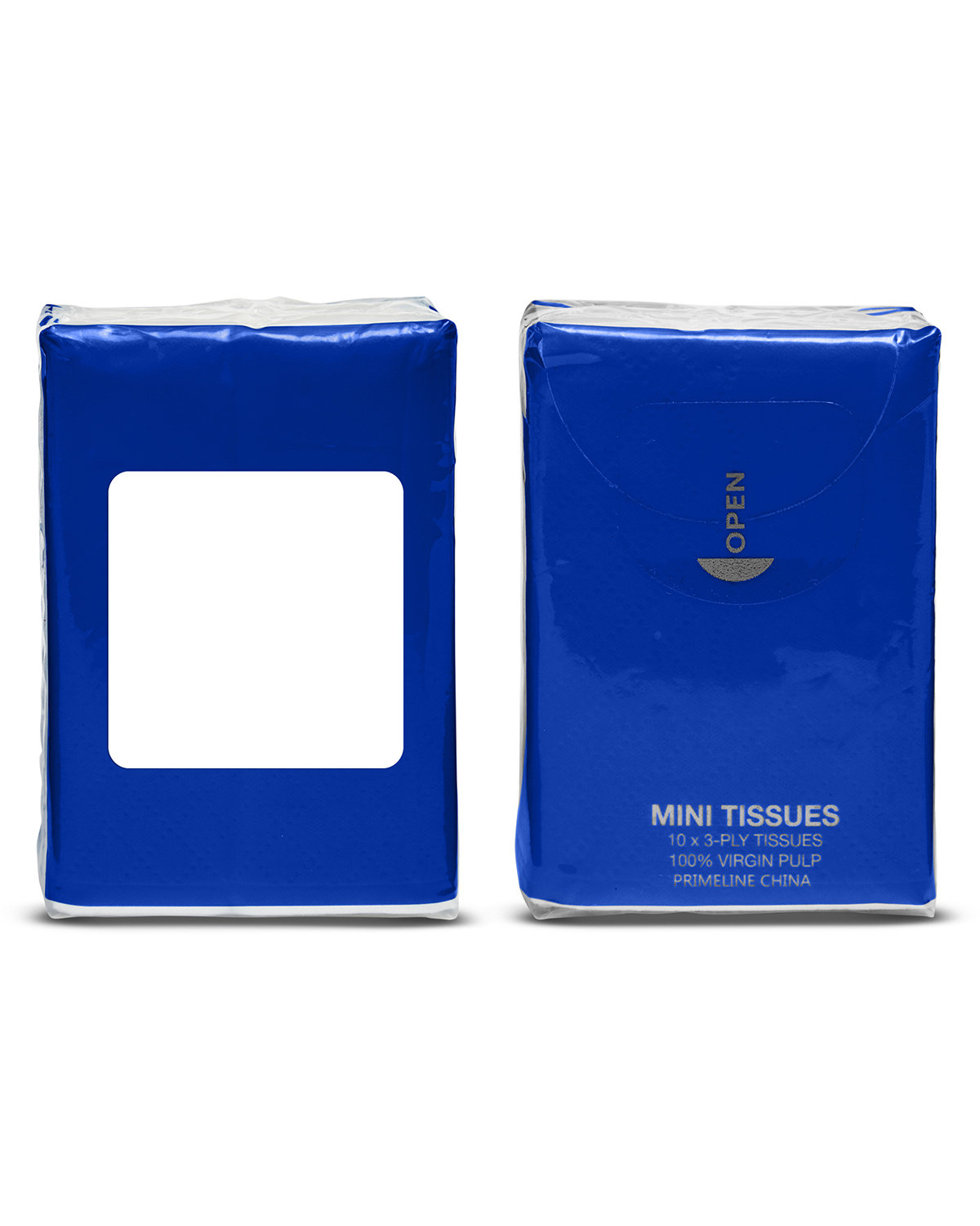 Prime Line Mini Tissue Packet reflex blue 