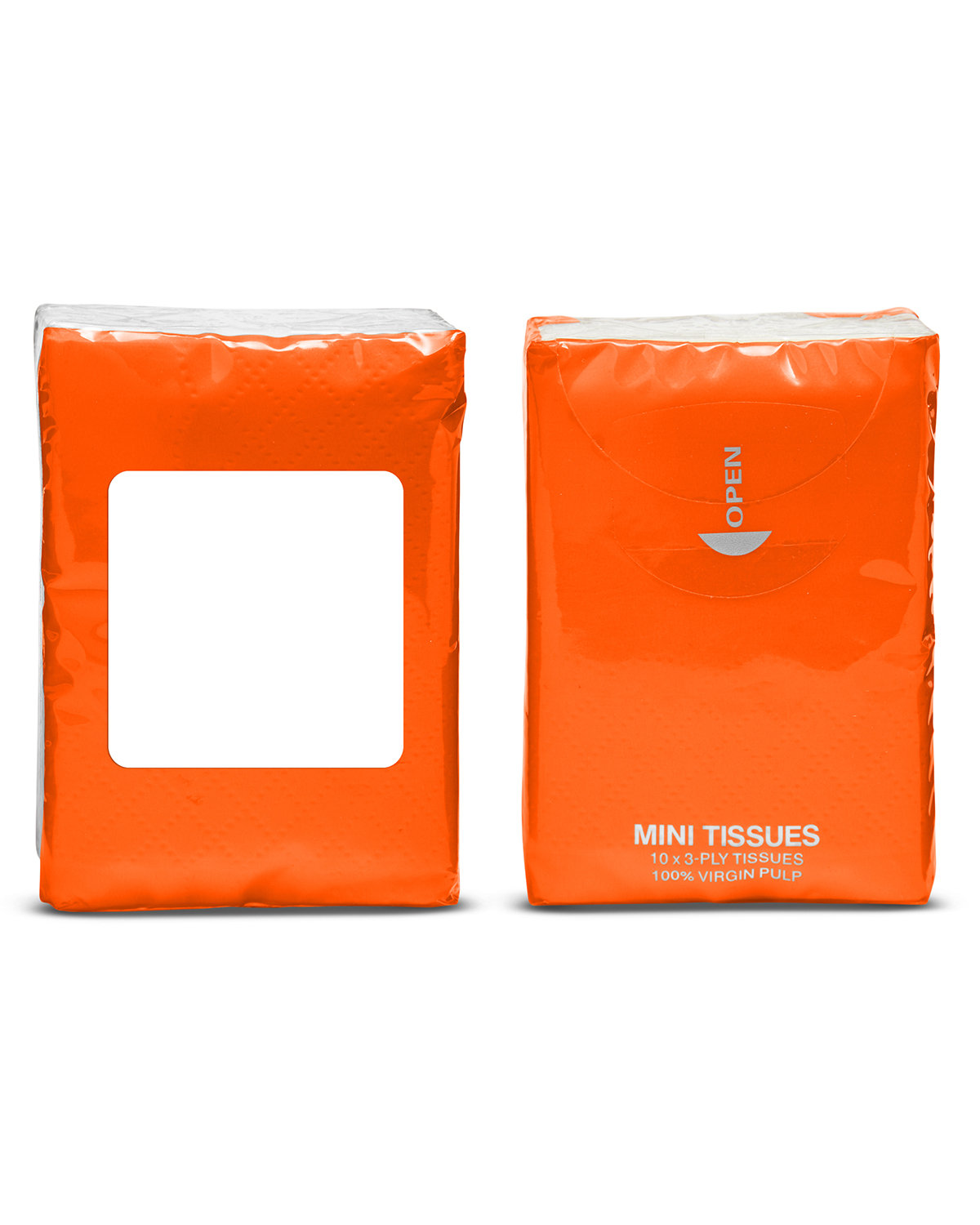 Prime Line Mini Tissue Packet orange 