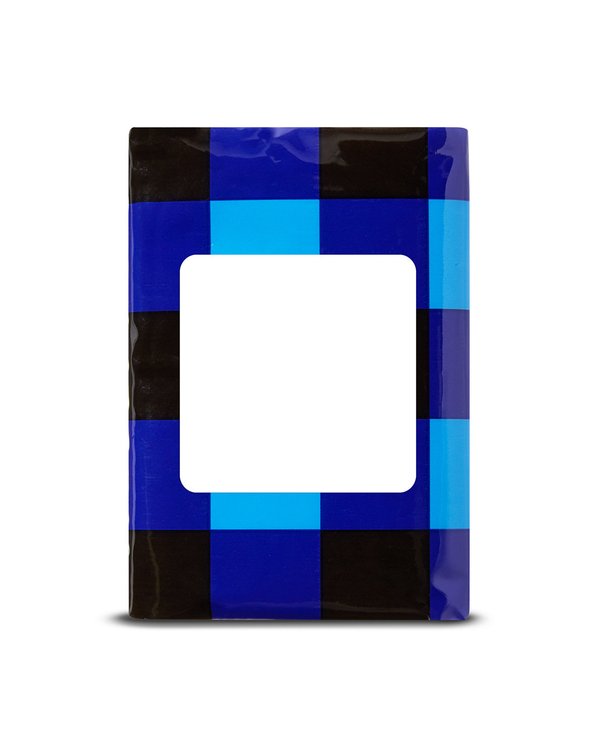 Prime Line Mini Tissue Packet - Buffalo Plaid blue 