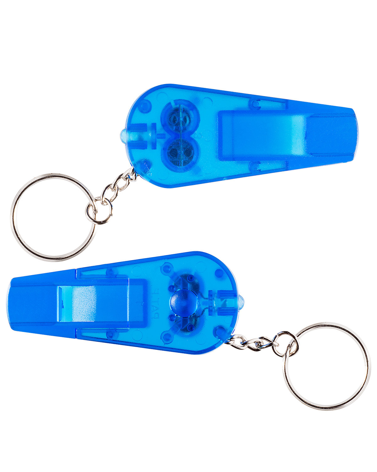 Prime Line Light 'N Whistle Key Tag translucent blue 