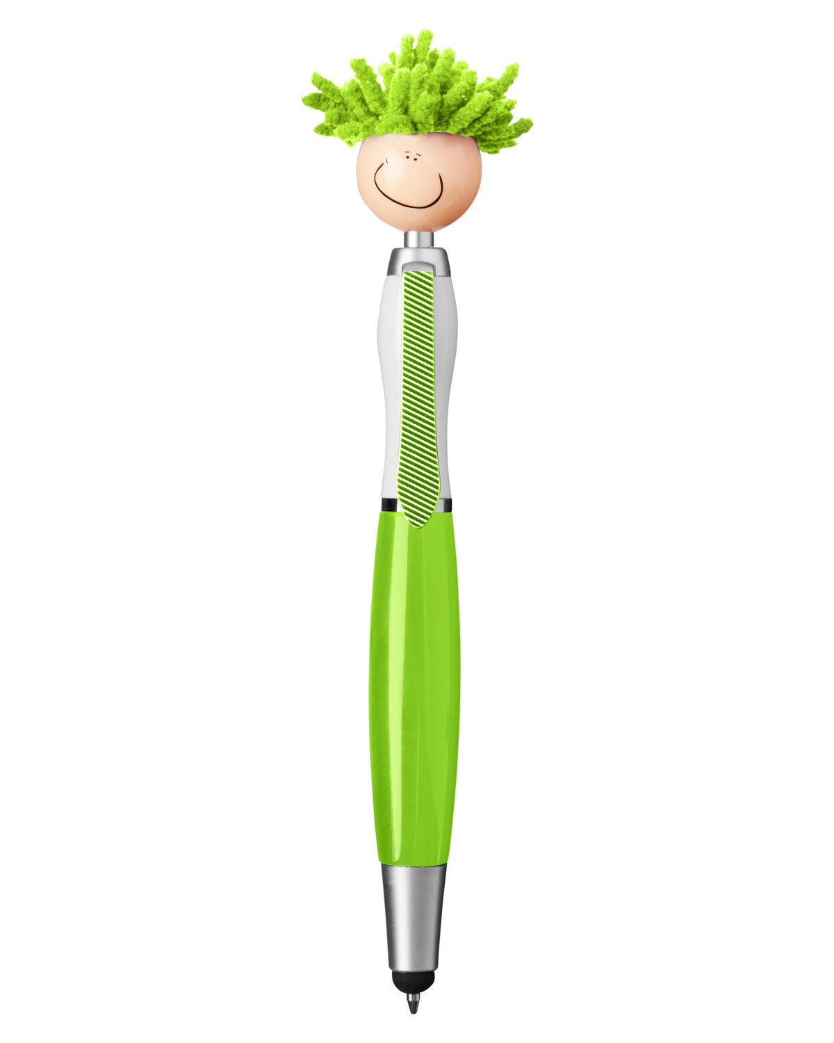 MopToppers Multicultural Screen Cleaner With Stylus Pen lime green 