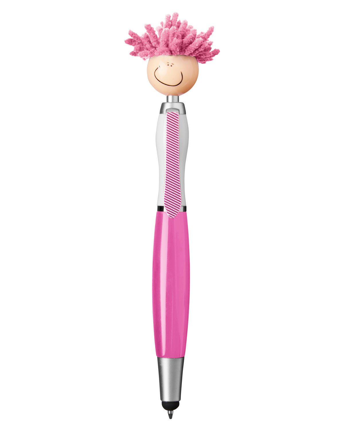 MopToppers Multicultural Screen Cleaner With Stylus Pen pink 