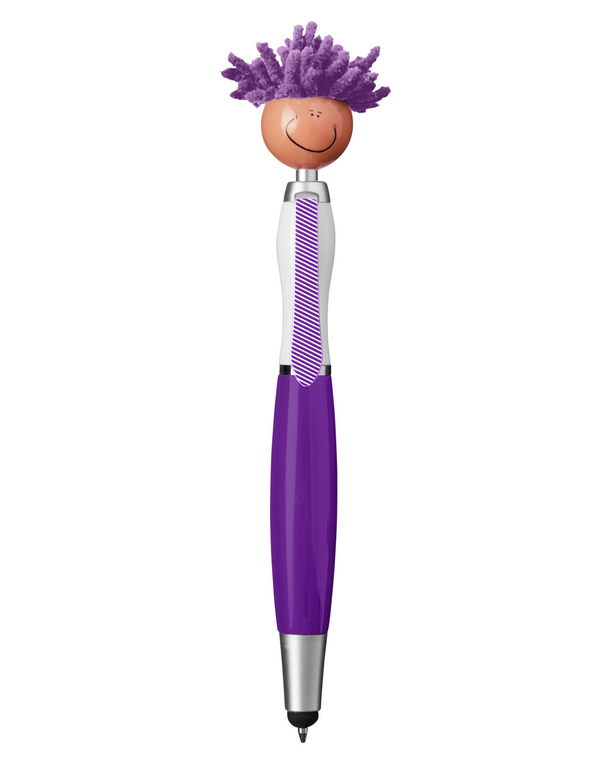 MopToppers Multicultural Screen Cleaner With Stylus Pen purple 