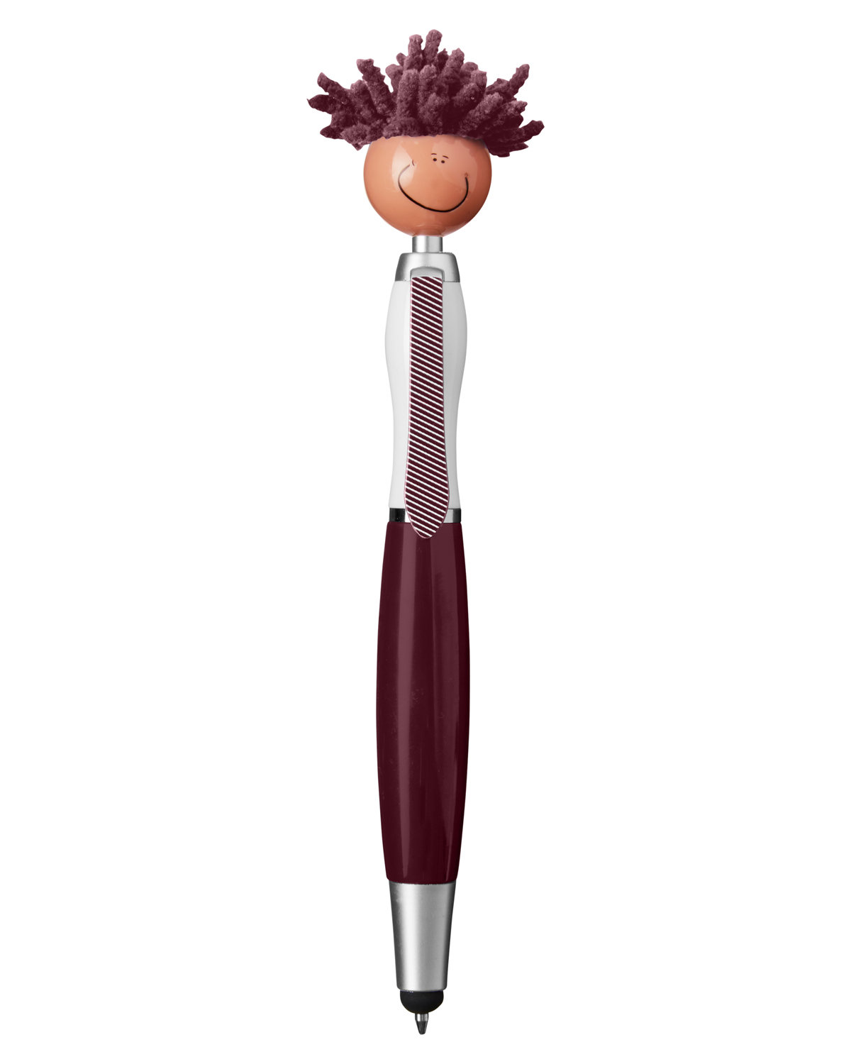MopToppers Multicultural Screen Cleaner With Stylus Pen burgundy 