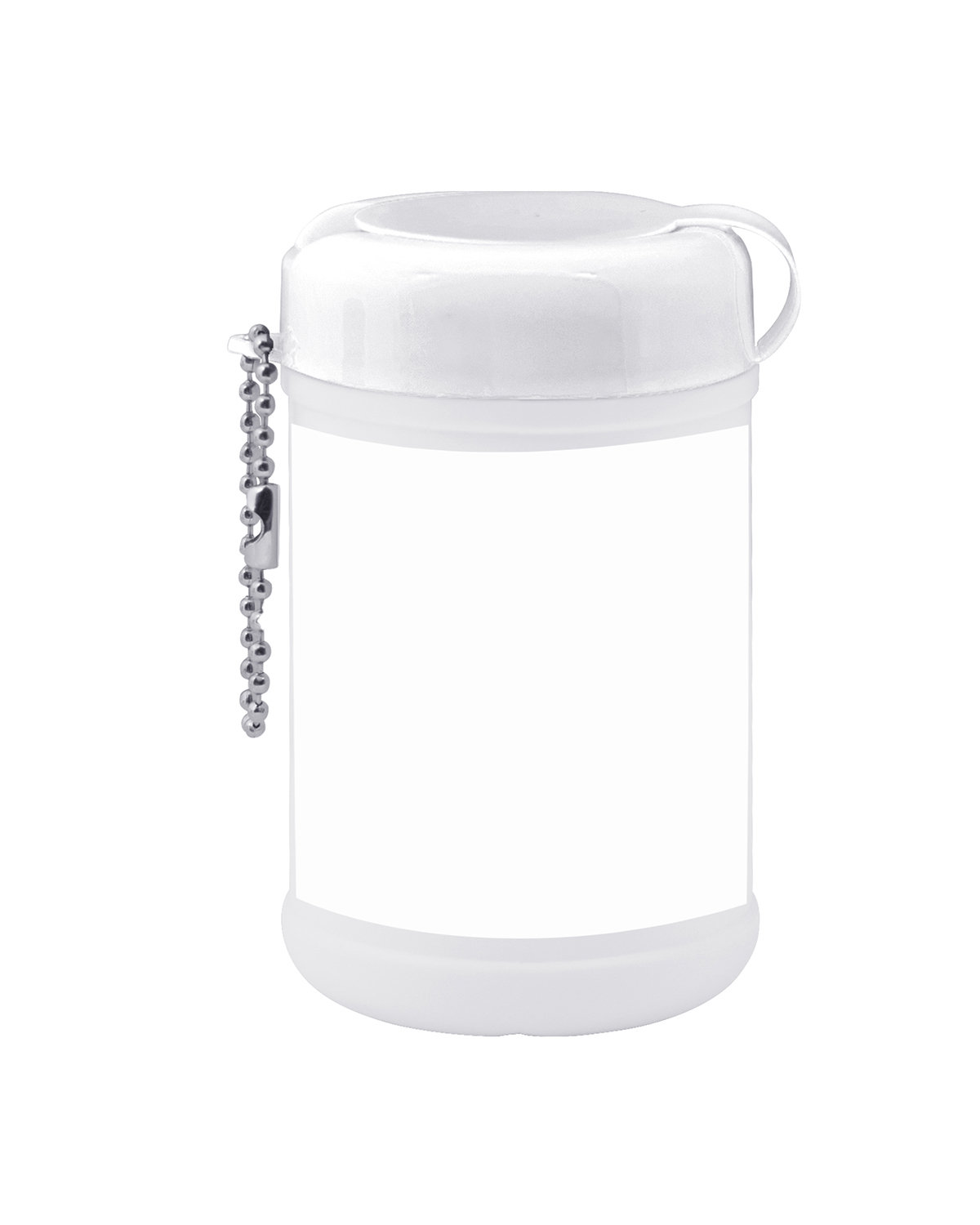 Prime Line Mini Canister Of Wet Wipes 30 Pc white 