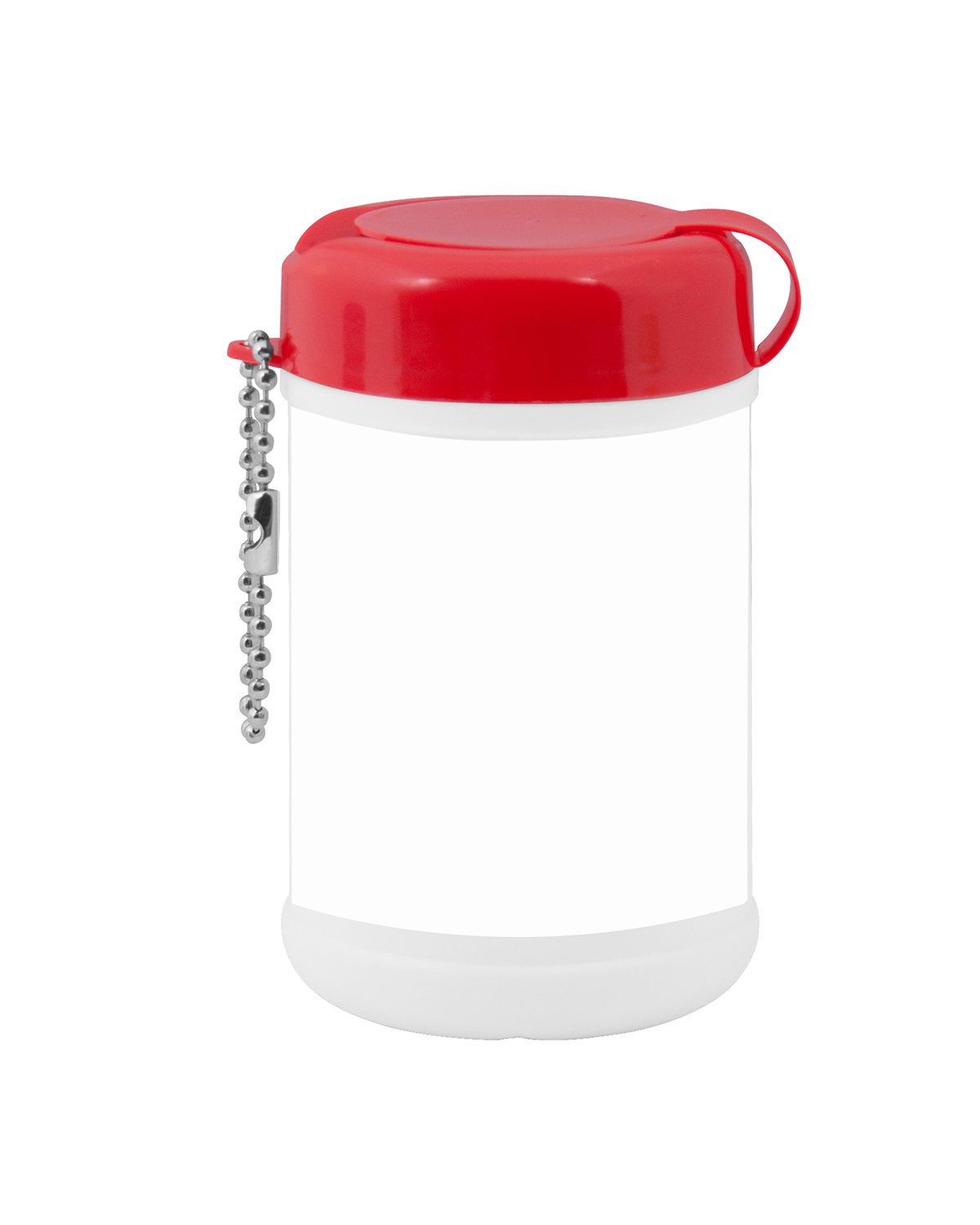 Prime Line Mini Canister Of Wet Wipes 30 Pc red 