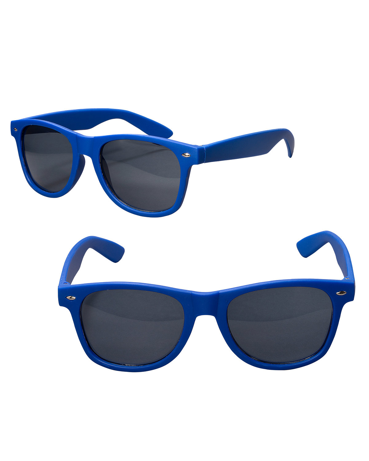 Prime Line Rubberized Finish Fashion Sunglasses reflex blue 