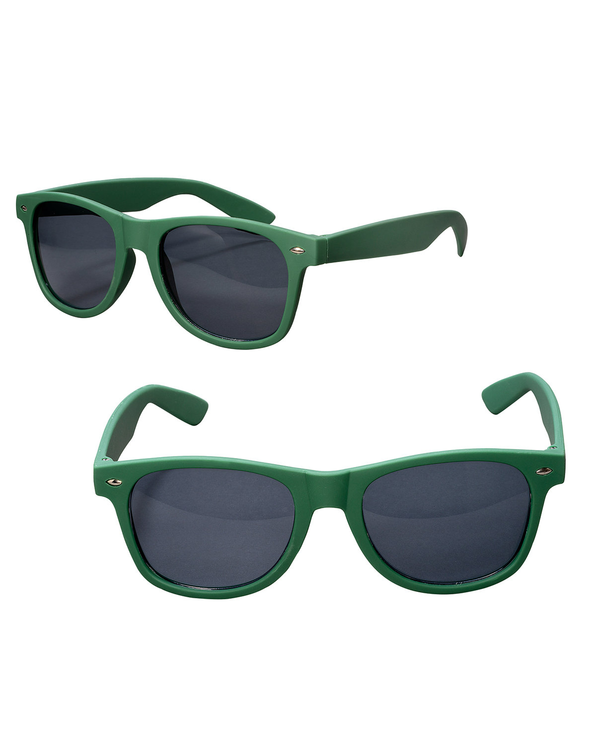 Prime Line Rubberized Finish Fashion Sunglasses kelly green 