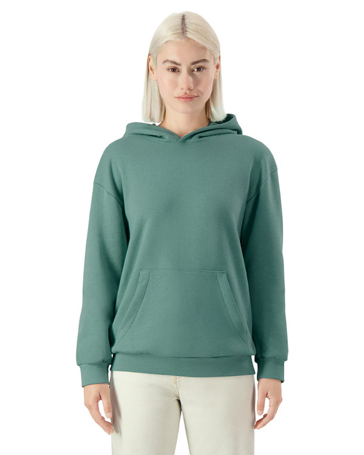 American Apparel Unisex ReFlex Fleece Pullover Hooded Sweatshirt ...