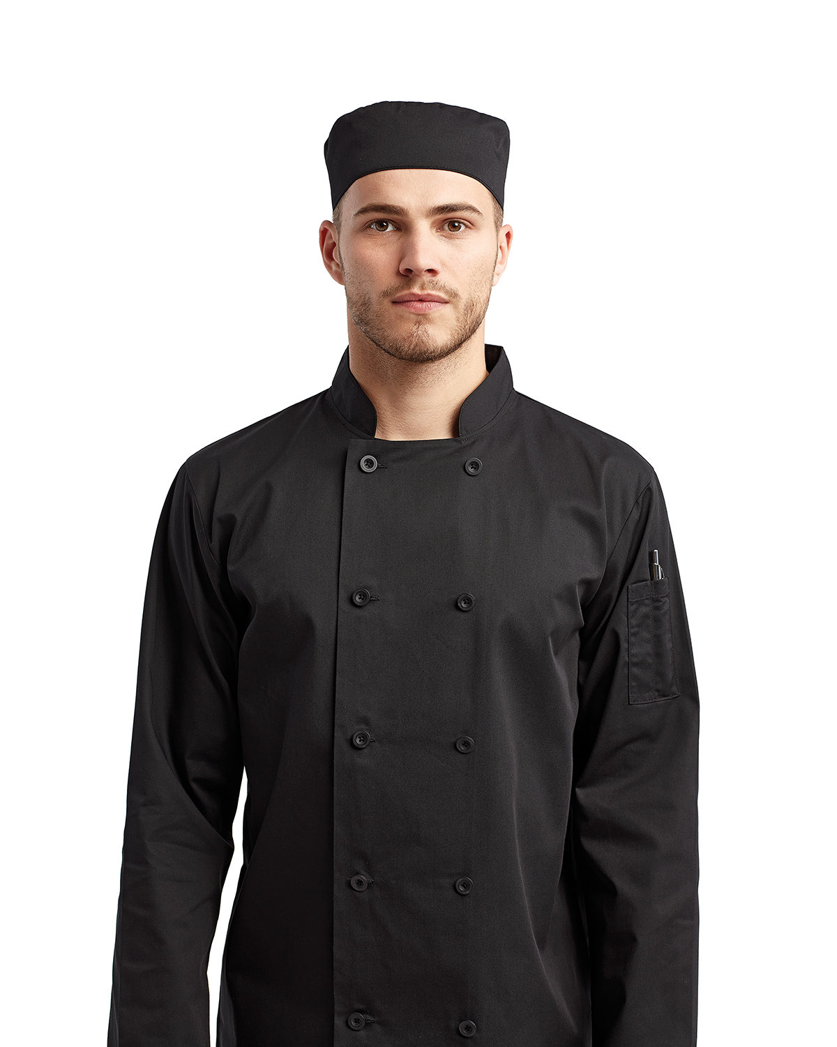 Artisan Collection by Reprime Unisex Chef's Beanie BLACK 