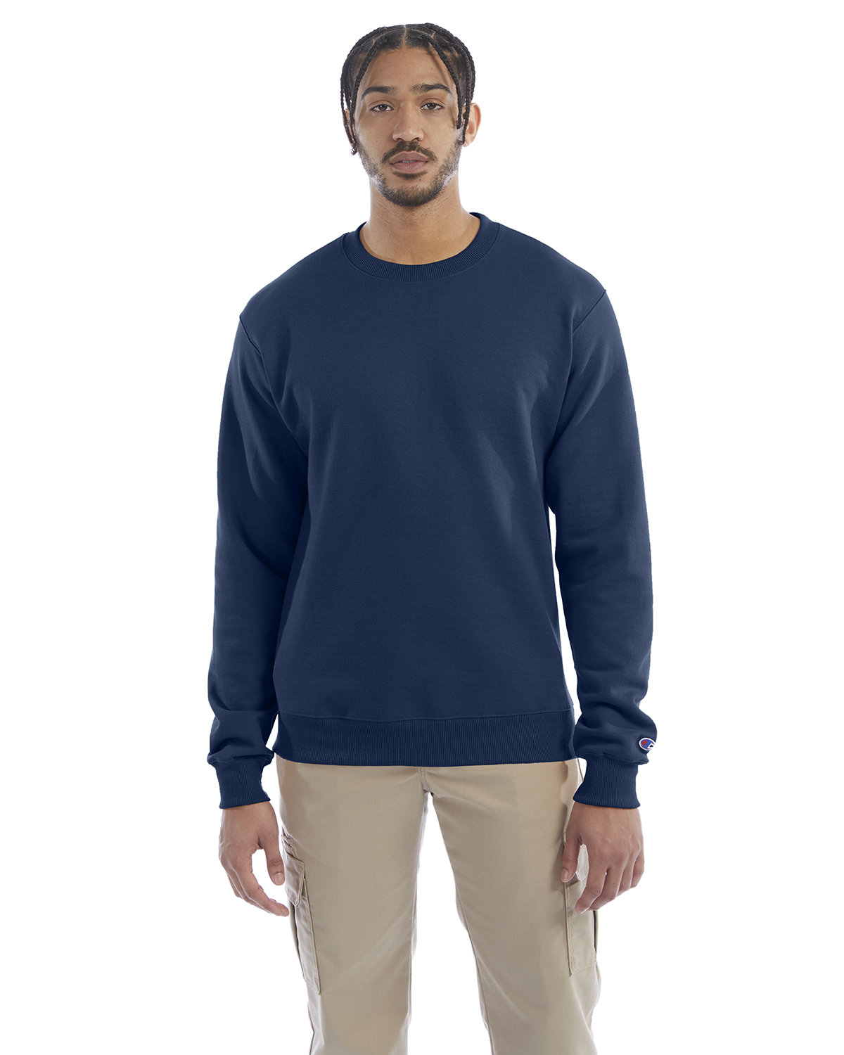 Champion Adult Powerblend® Crewneck Sweatshirt late night blue 