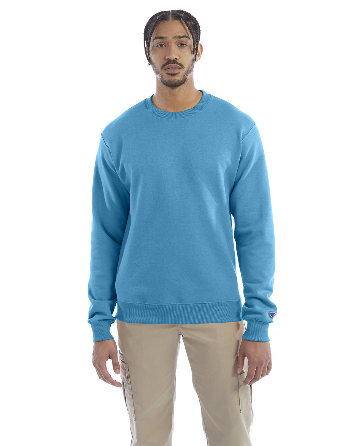 Champion Adult Powerblend® Crewneck Sweatshirt TEMPO TEAL 