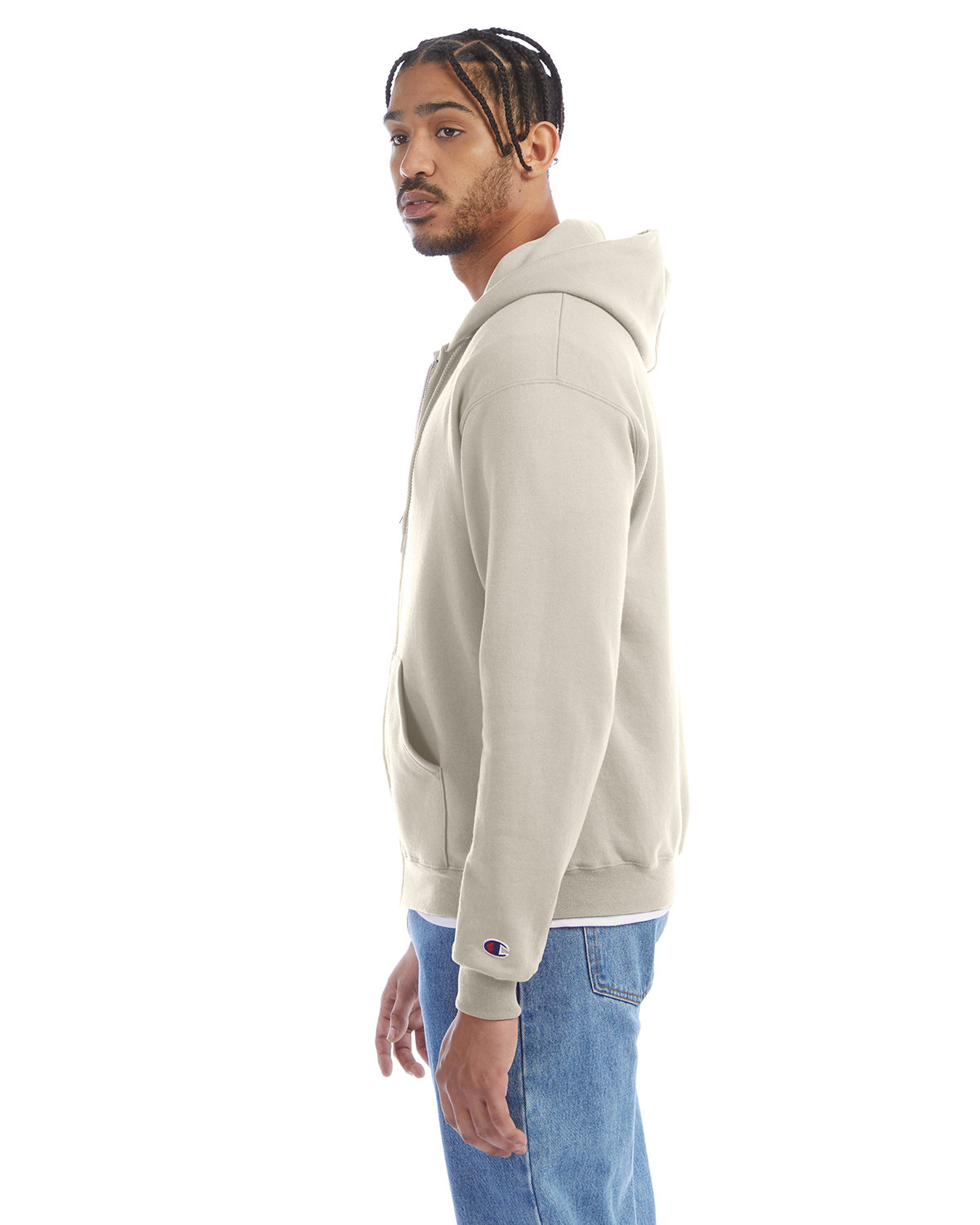 Champion Adult Powerblend® Full-Zip Hooded Sweatshirt | alphabroder