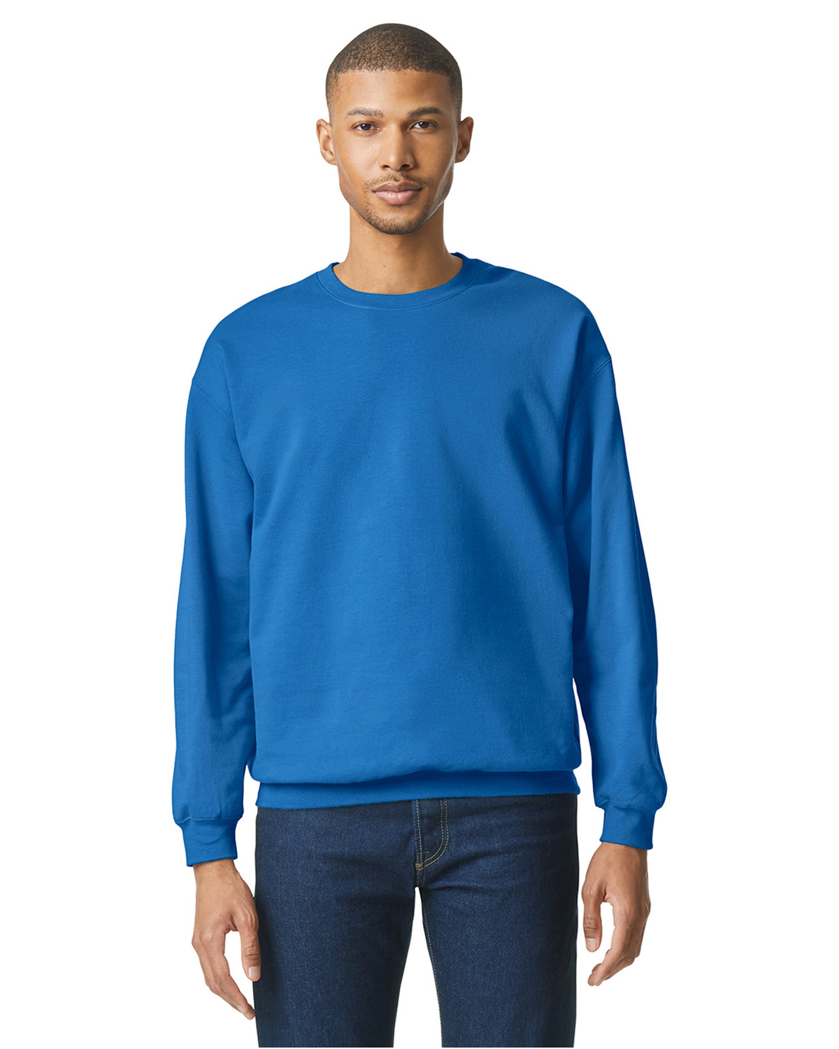 Gildan Adult Softstyle® Fleece Crew Sweatshirt | alphabroder