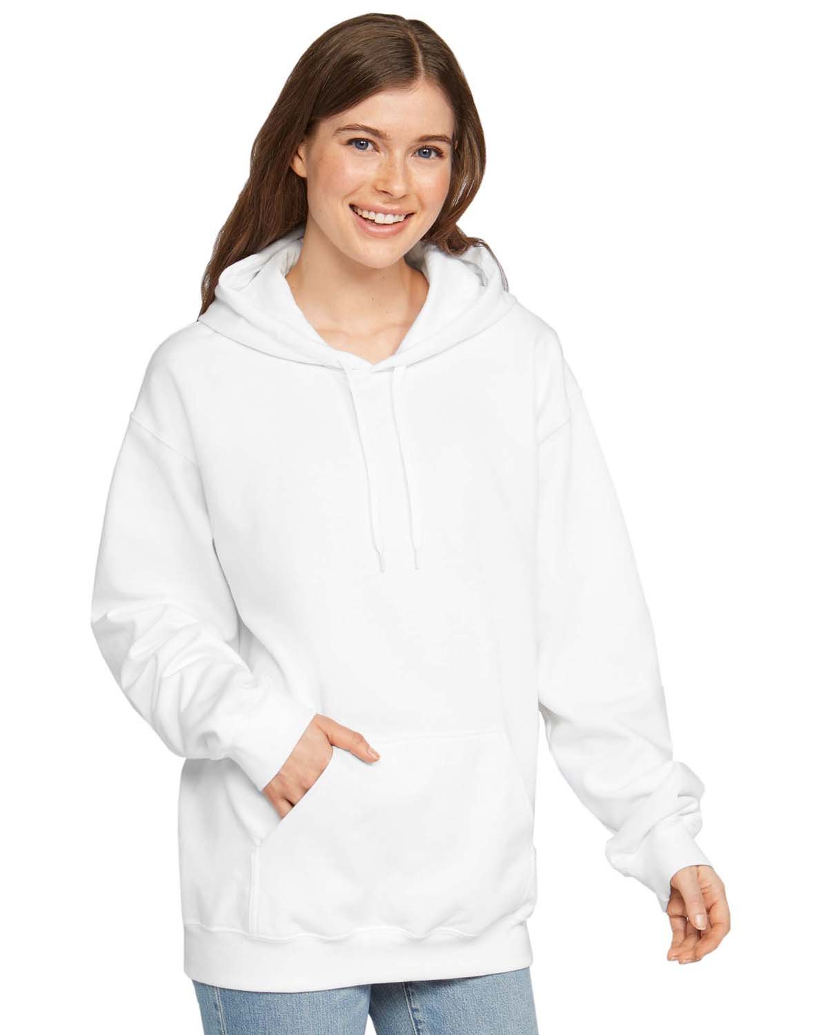 Gildan Adult Softstyle® Fleece Pullover Hooded Sweatshirt | Generic ...