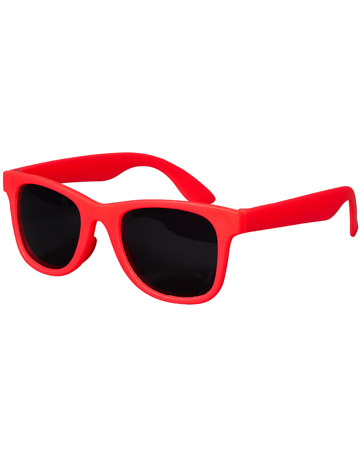 Prime Line Youth Single-Tone Matte Sunglasses red 