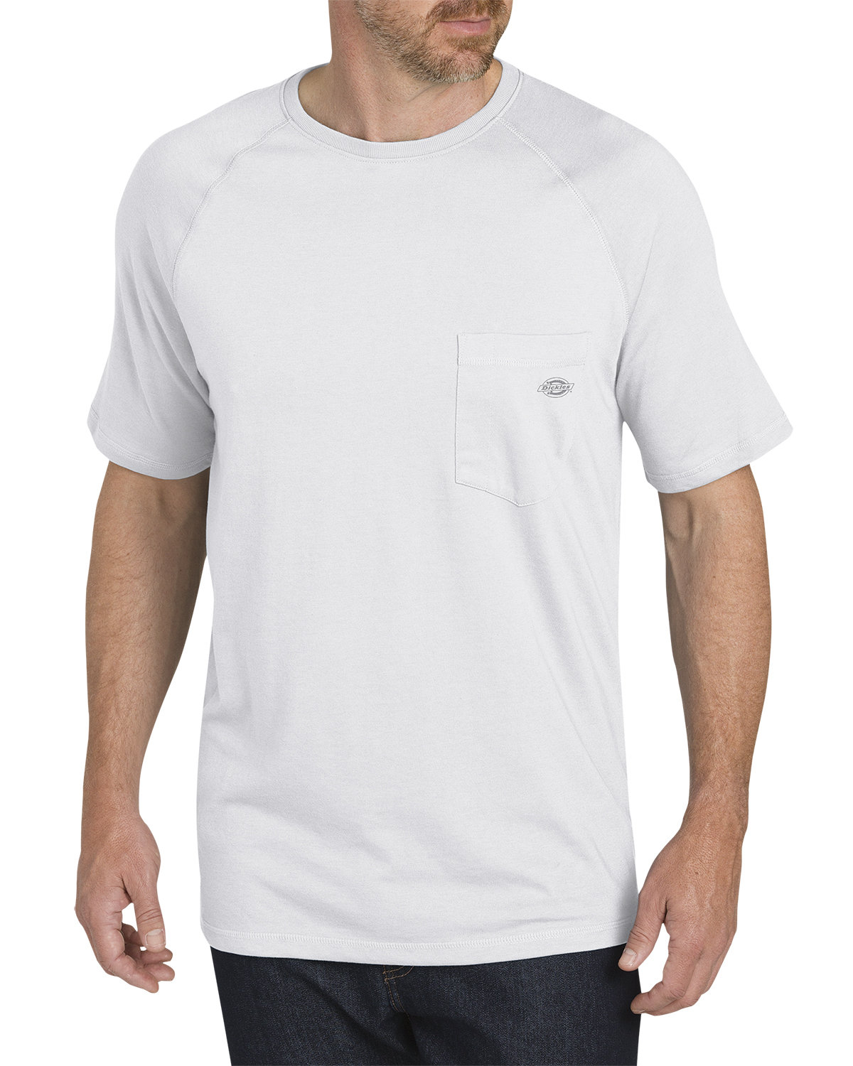 Dickies Men's 5.5 oz. Temp-IQ Performance T-Shirt WHITE 