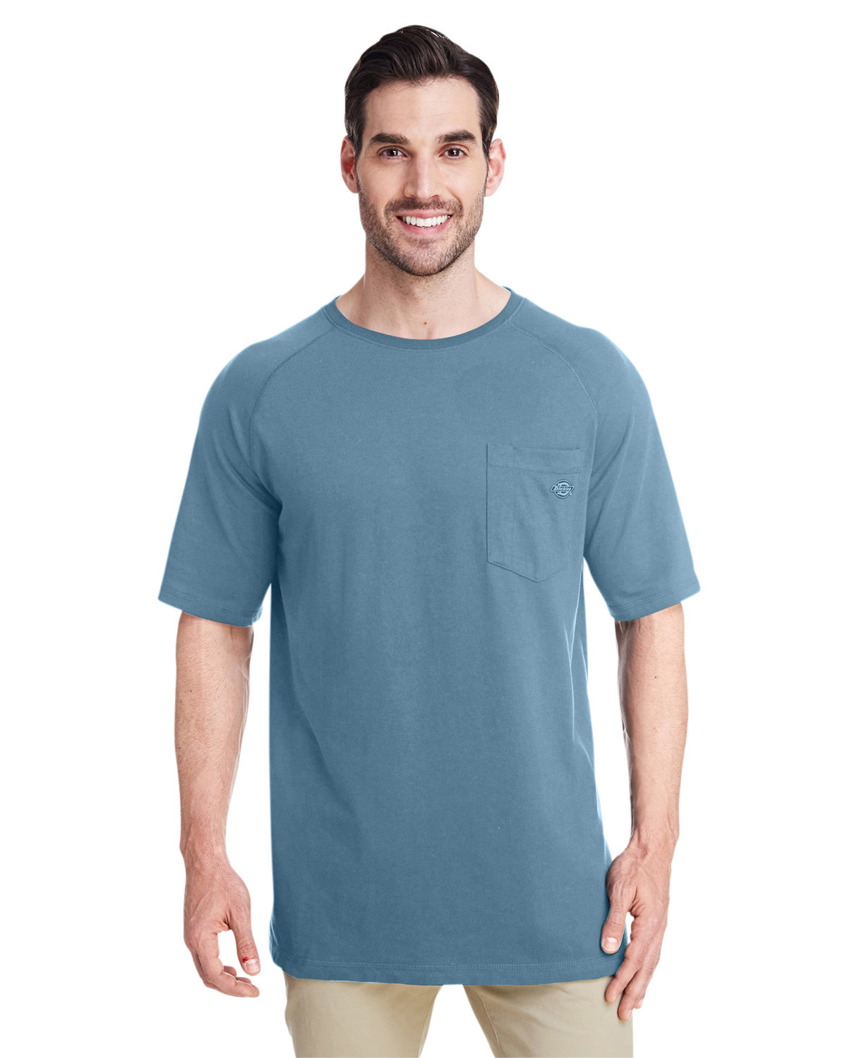 Dickies Men's 5.5 oz. Temp-IQ Performance T-Shirt DUSTY BLUE 